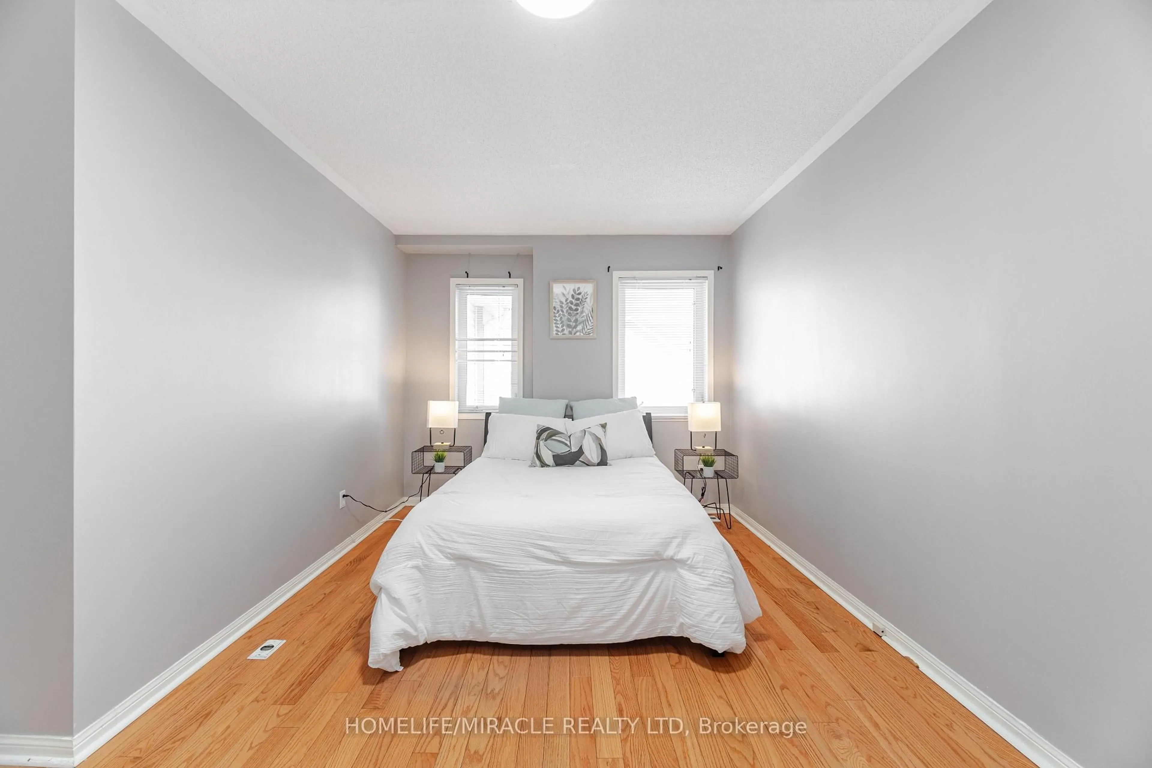 Bedroom with bed, unknown for 83 Mondeo Dr #32, Toronto Ontario M1P 5B6