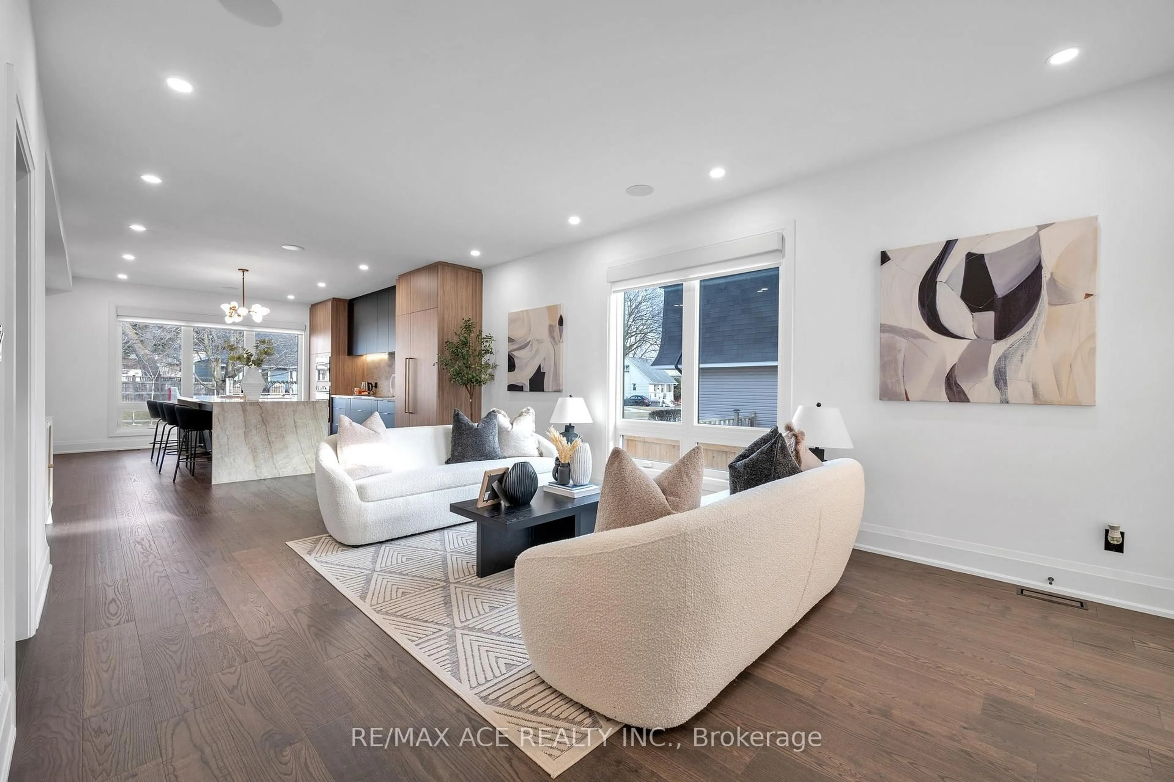 Living room with furniture, unknown for 19 Burcher Rd, Ajax Ontario L1S 2P8