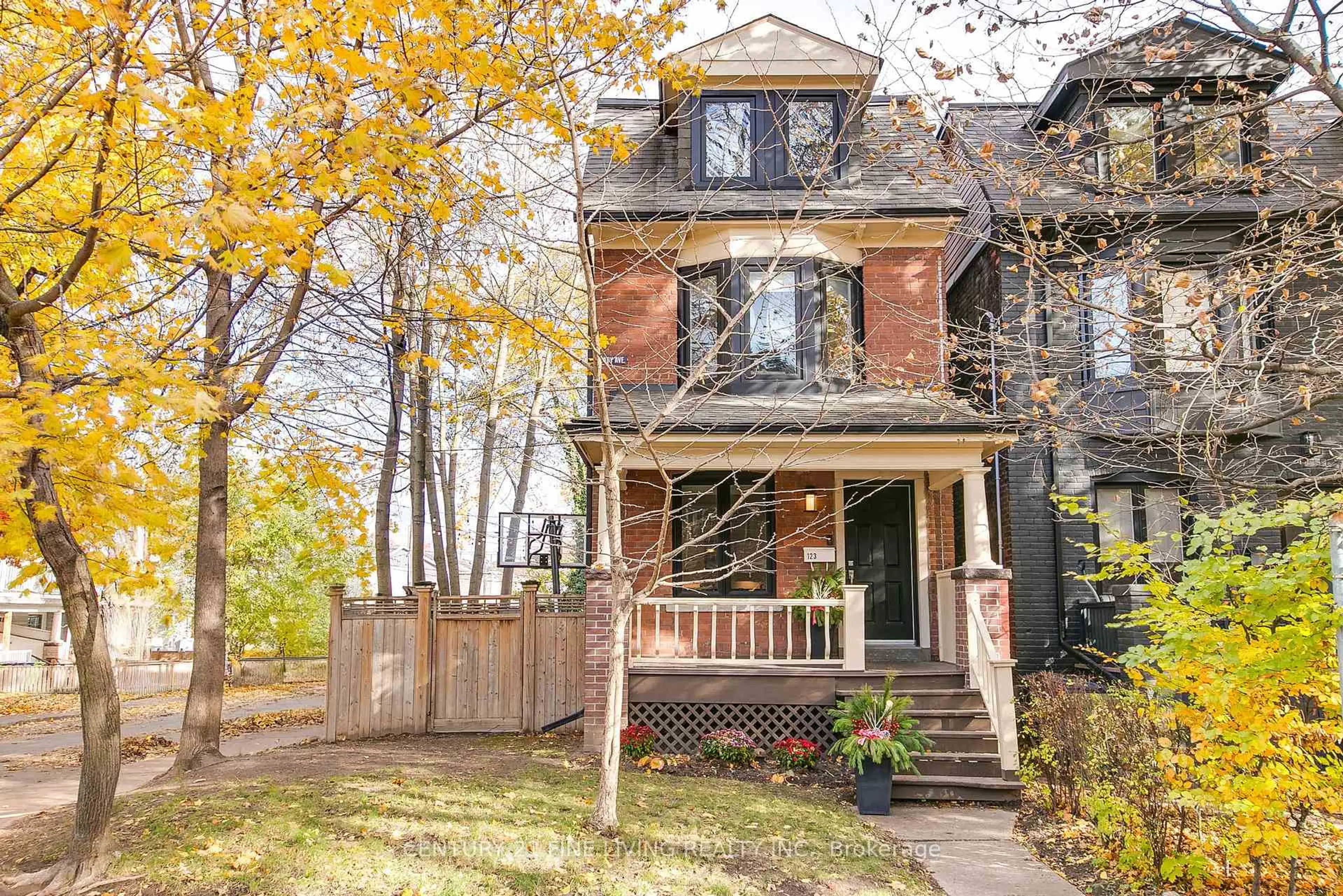 Home with brick exterior material, street for 123 Coady Ave, Toronto Ontario M4M 2Y9