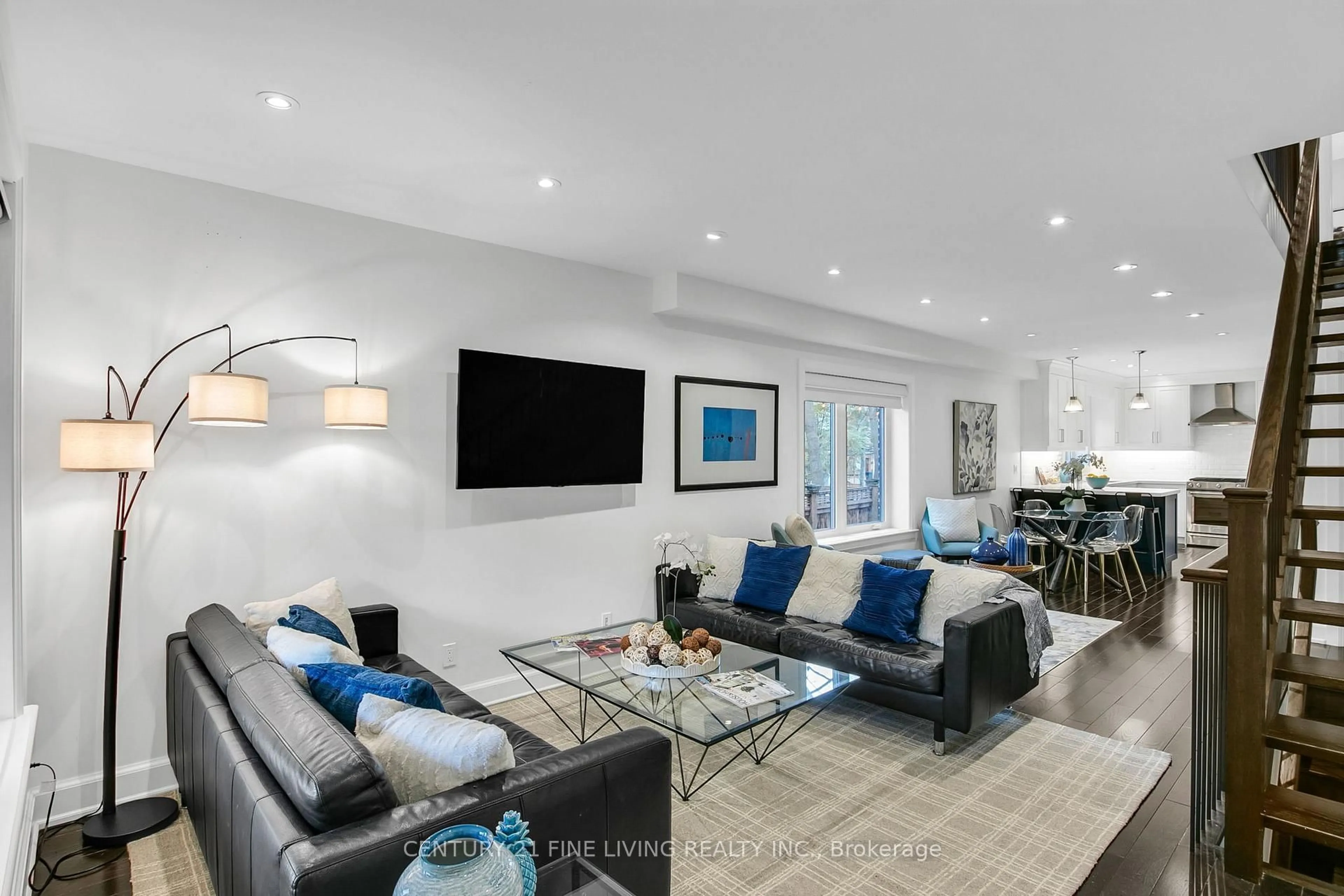 Living room with furniture, unknown for 123 Coady Ave, Toronto Ontario M4M 2Y9