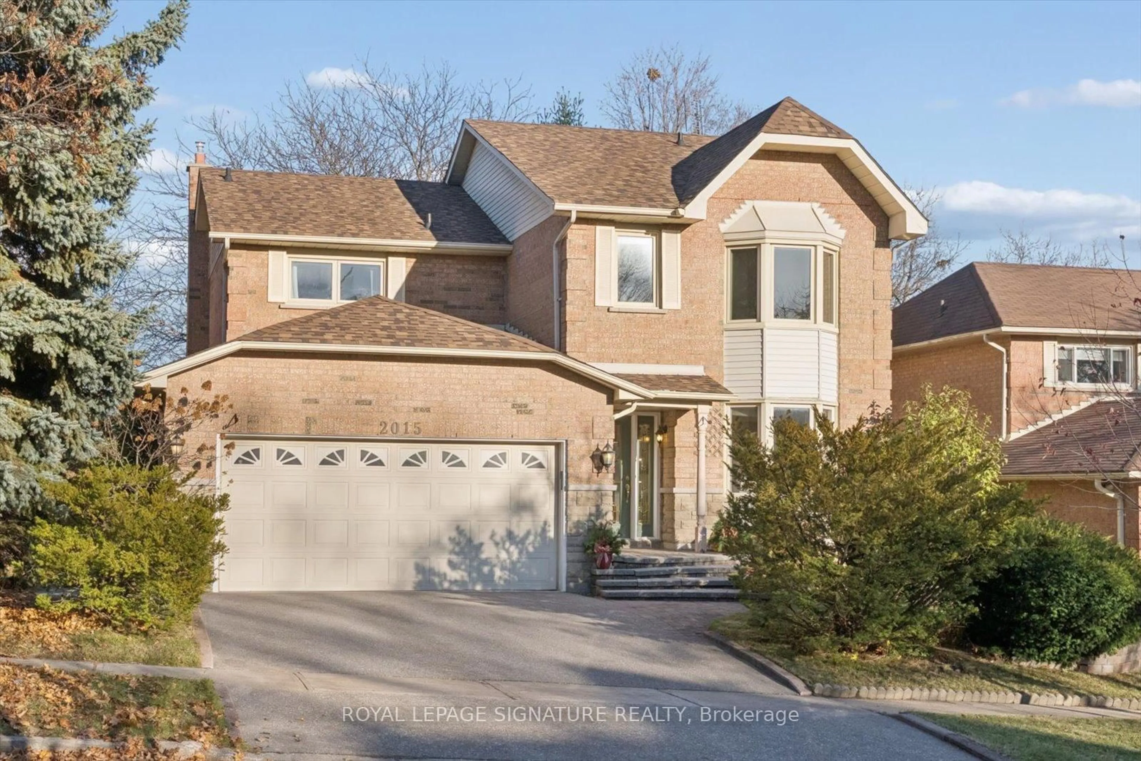 Home with brick exterior material, street for 2015 Lynn Heights Dr, Pickering Ontario L1X 1N5