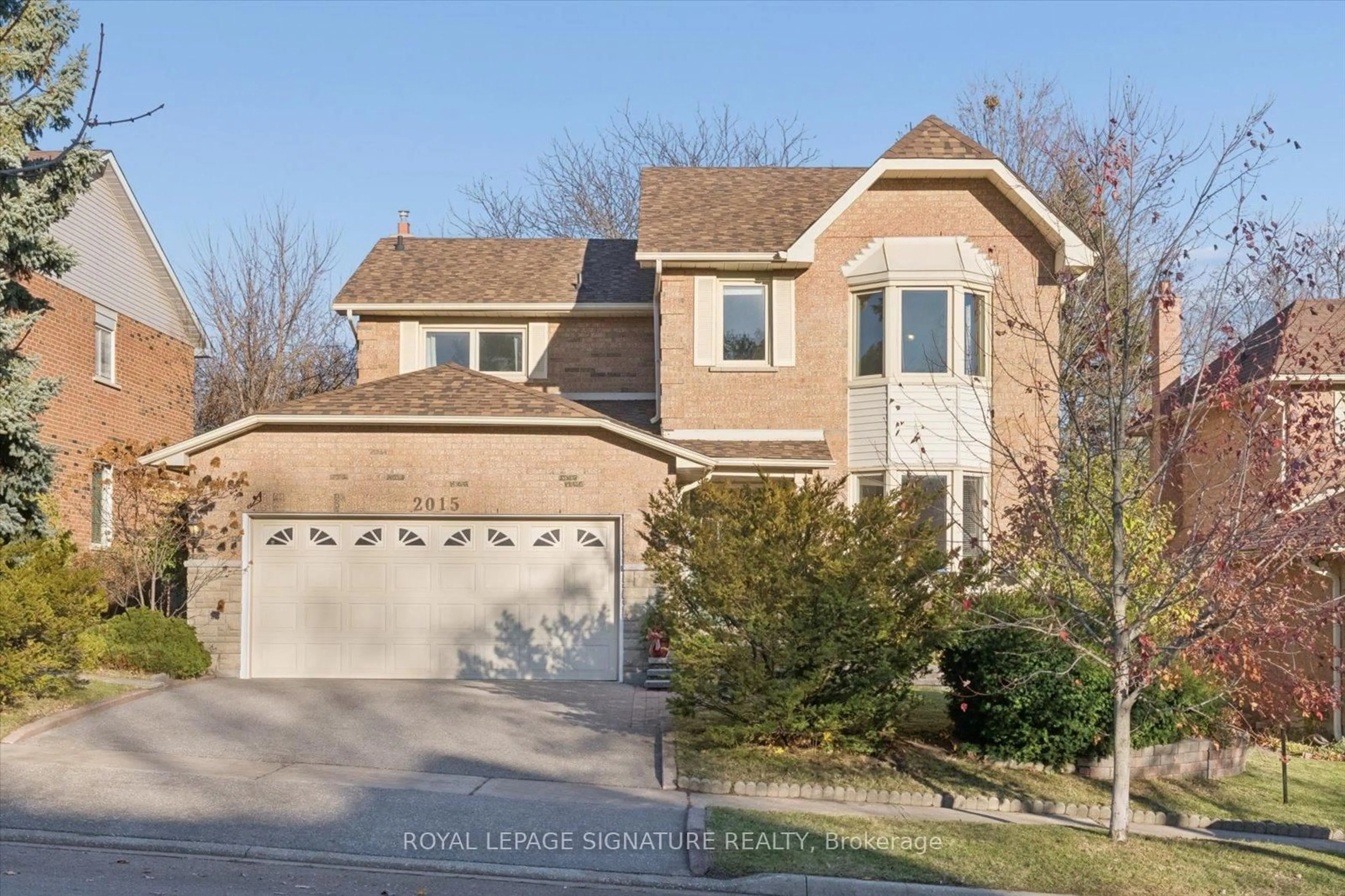 Home with brick exterior material, street for 2015 Lynn Heights Dr, Pickering Ontario L1X 1N5