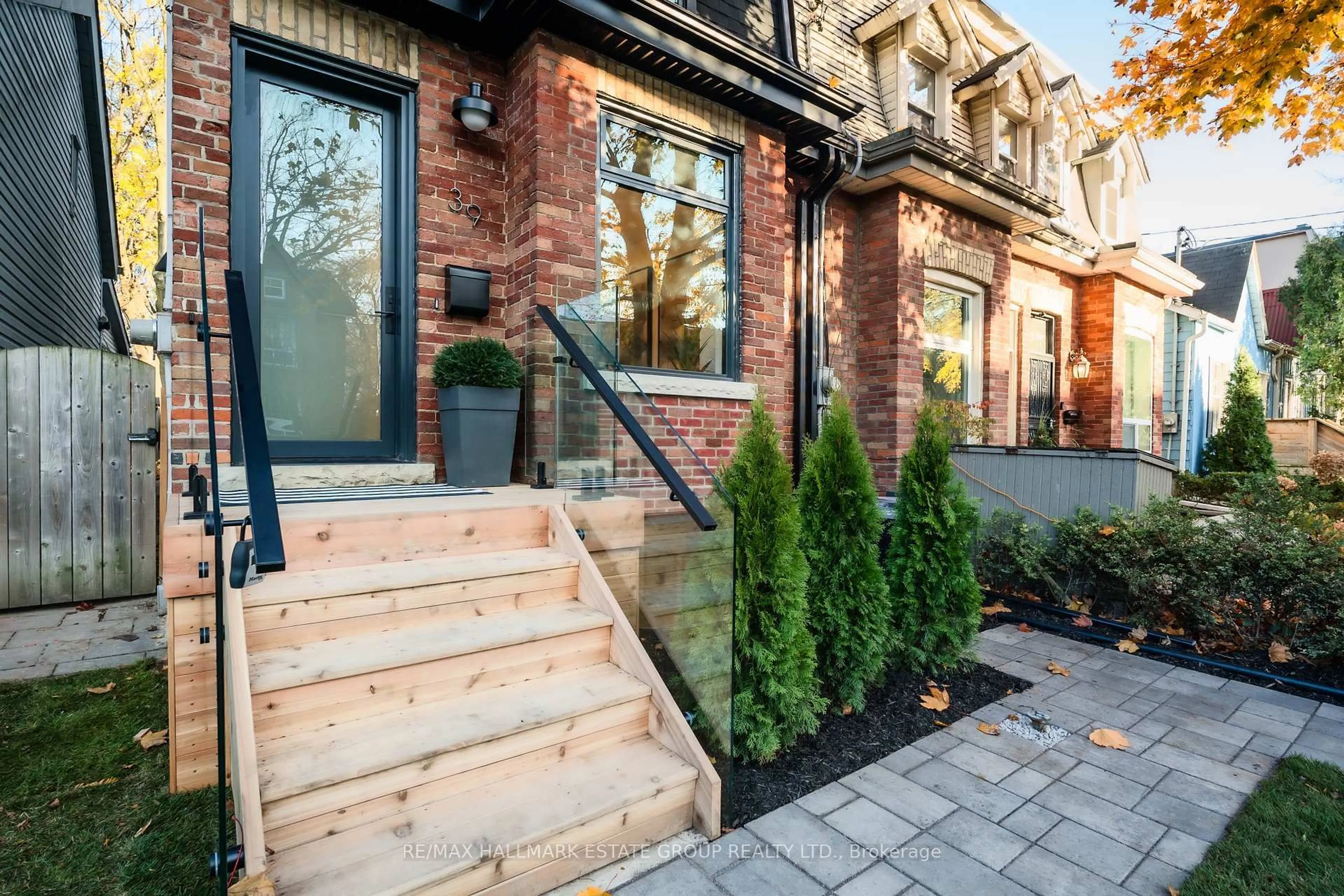 Home with brick exterior material, street for 39 Lewis St, Toronto Ontario M4M 2H2