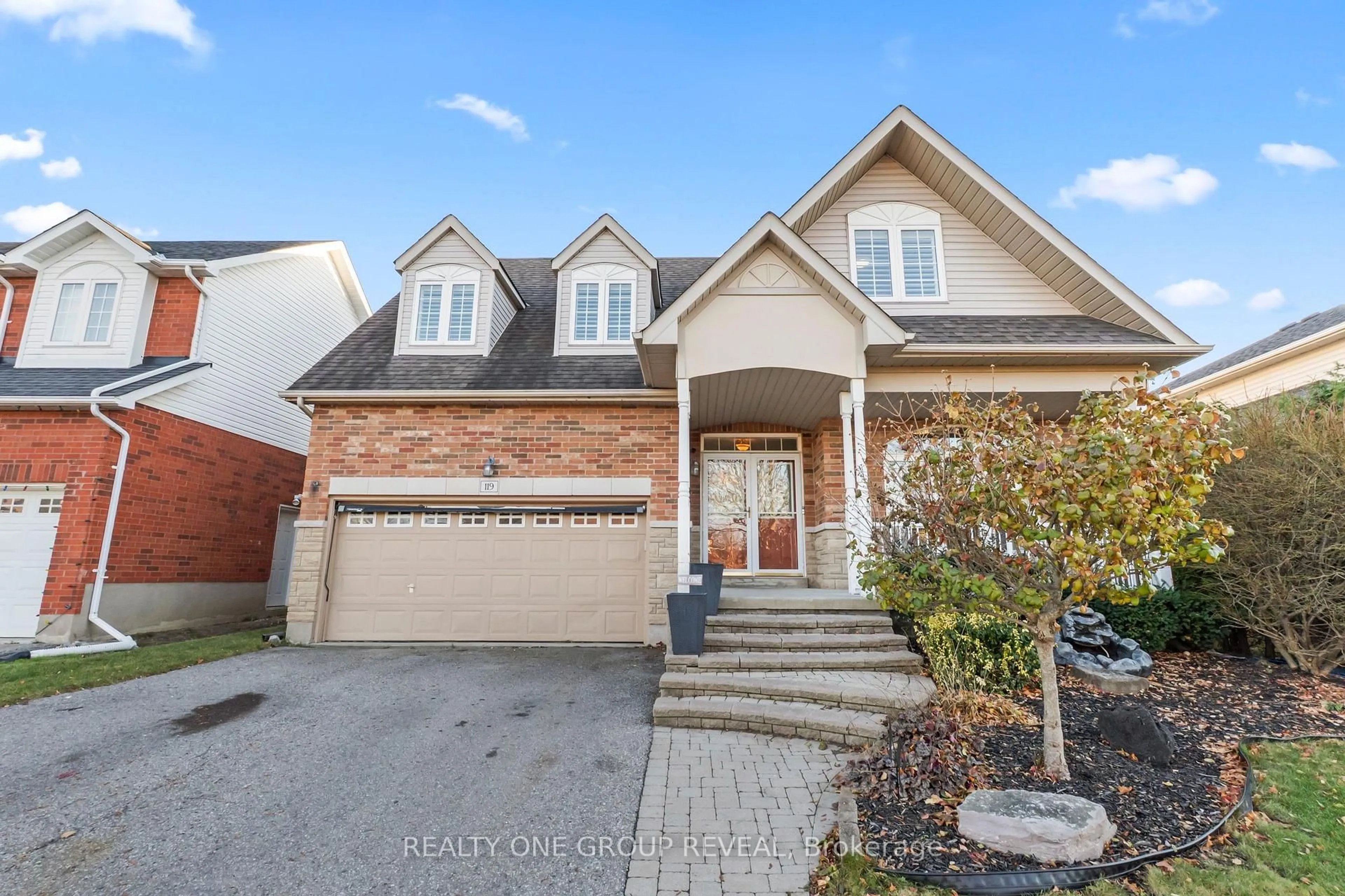 Home with brick exterior material, street for 119 Clayton Cres, Clarington Ontario L1C 4P2