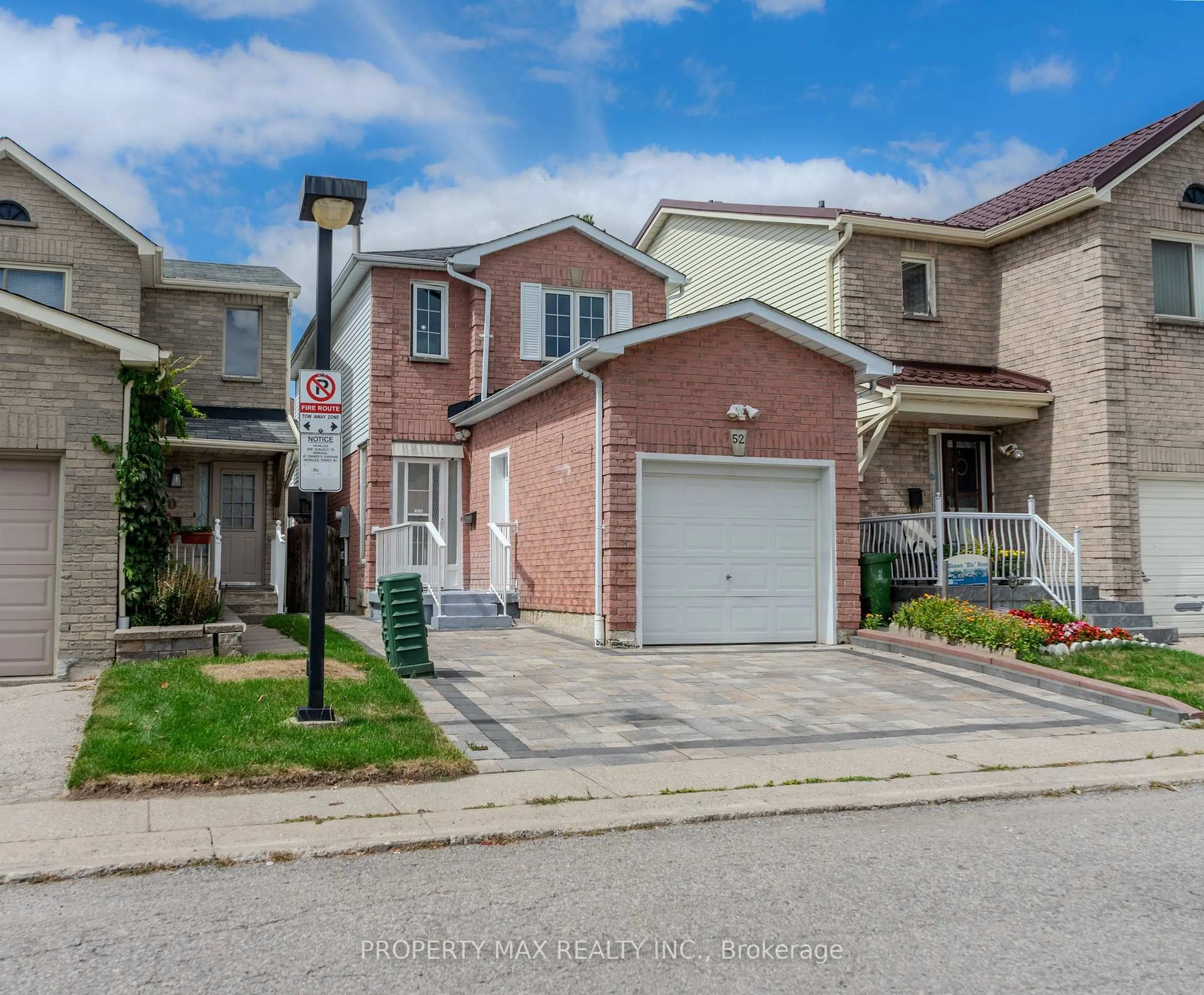Home with brick exterior material, street for 52 Whispering Willow Ptwy, Toronto Ontario M1B 4B3