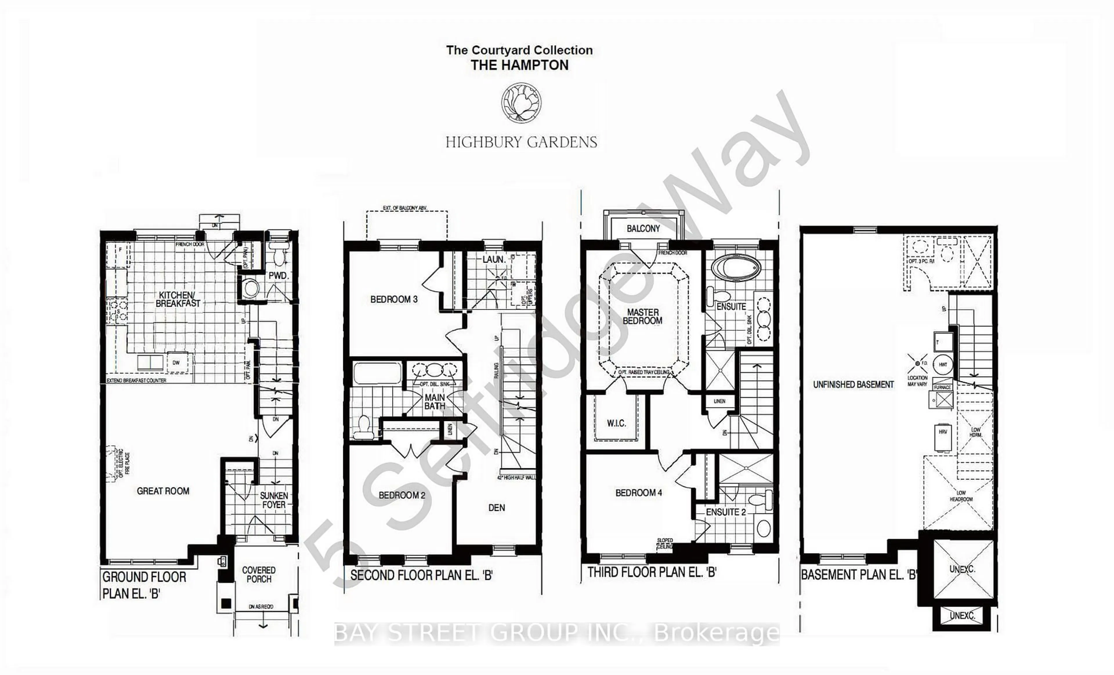 Floor plan for 5 Selfridge Way, Whitby Ontario L1N 0N9