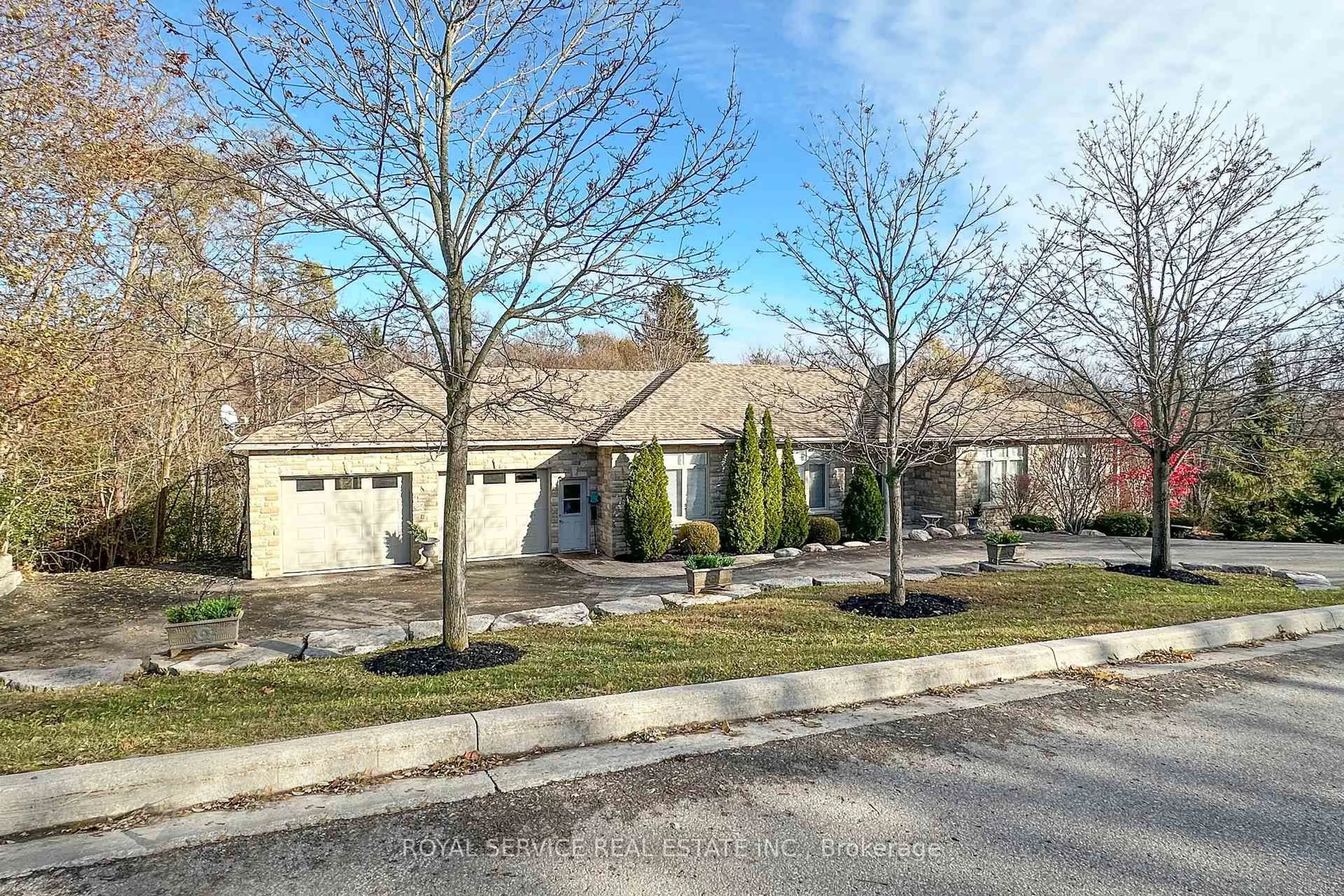 A pic from outside/outdoor area/front of a property/back of a property/a pic from drone, street for 5555 Main St, Clarington Ontario L0B 1M0