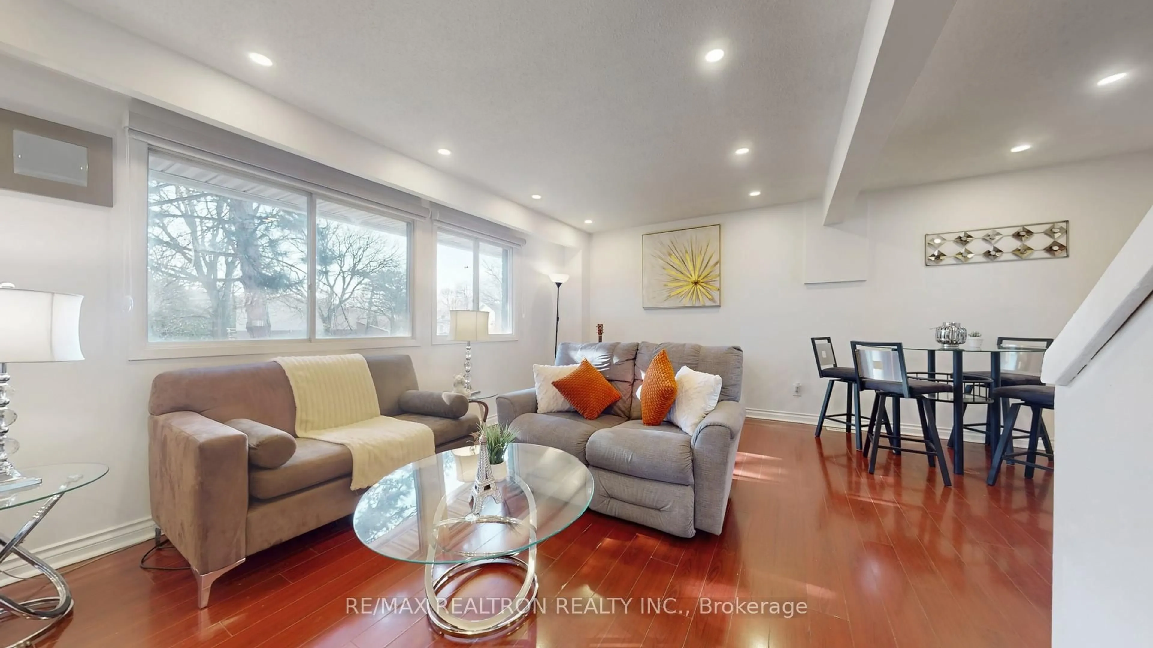 Living room with furniture, unknown for 371 Orton Park Blvd #108, Toronto Ontario M1G 3V1