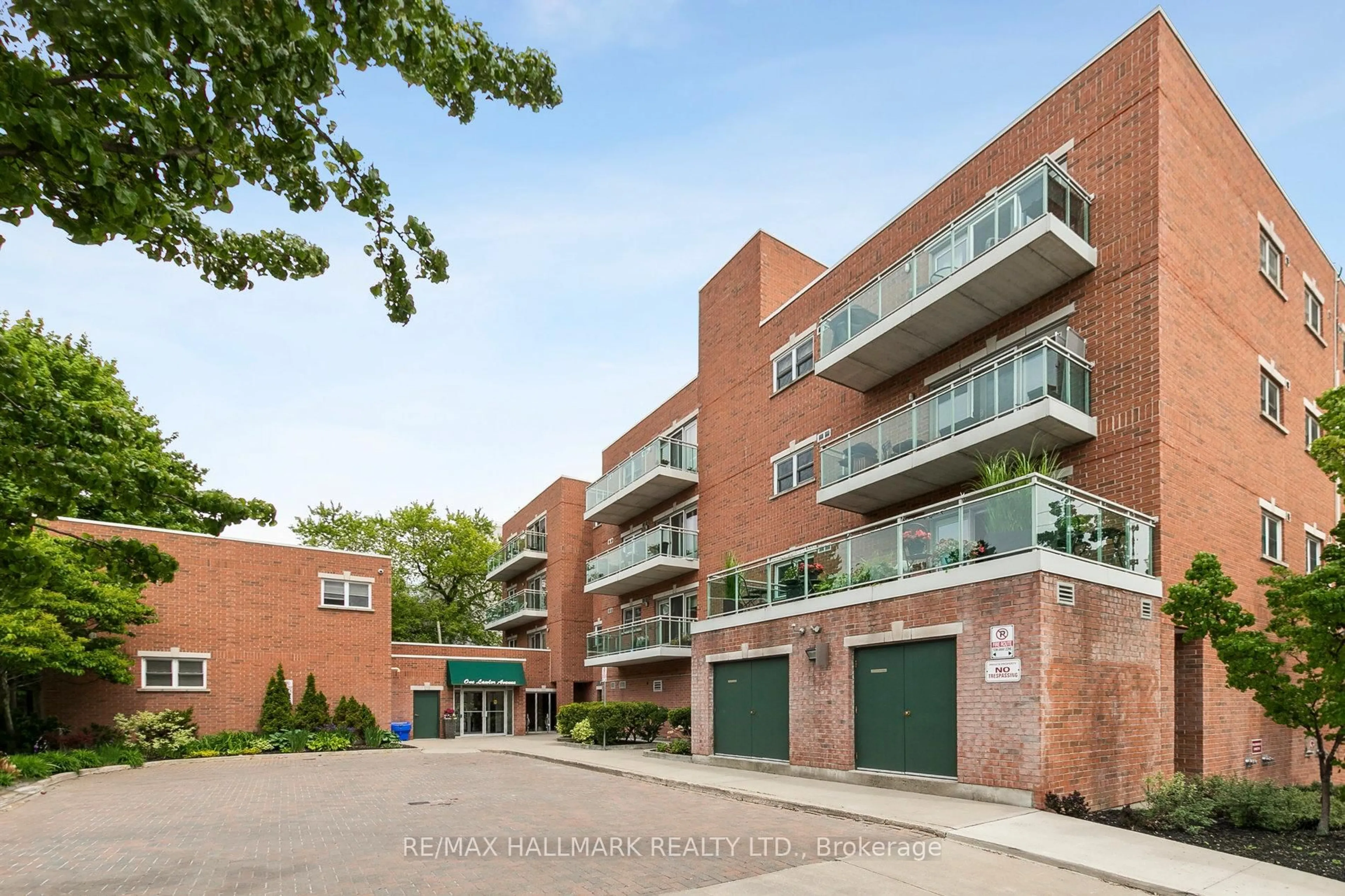 Home with brick exterior material, building for 1 Lawlor Ave #206, Toronto Ontario M4E 3L8