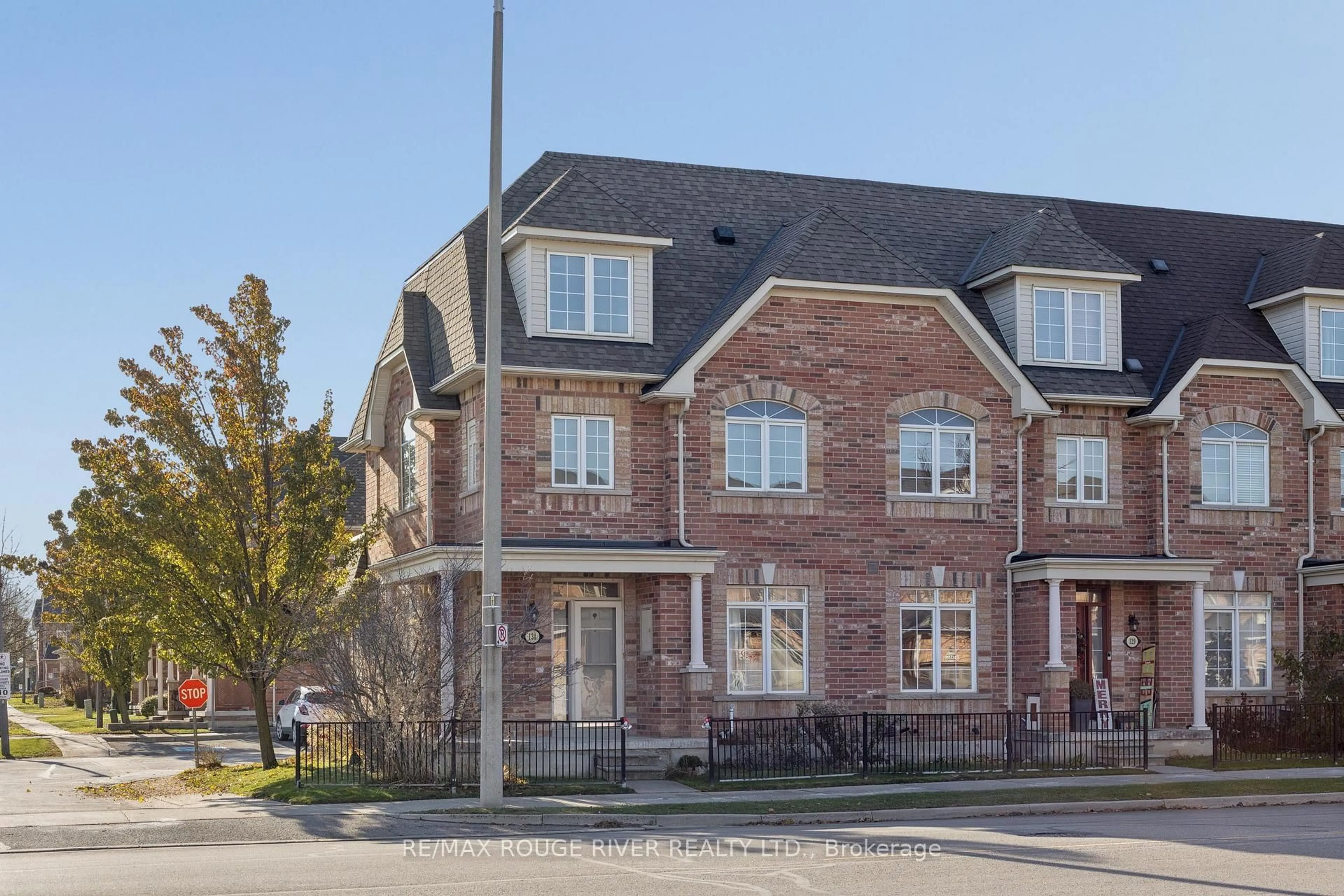 Home with brick exterior material, street for 131 Kenneth Hobbs Ave, Whitby Ontario L1R 0E3