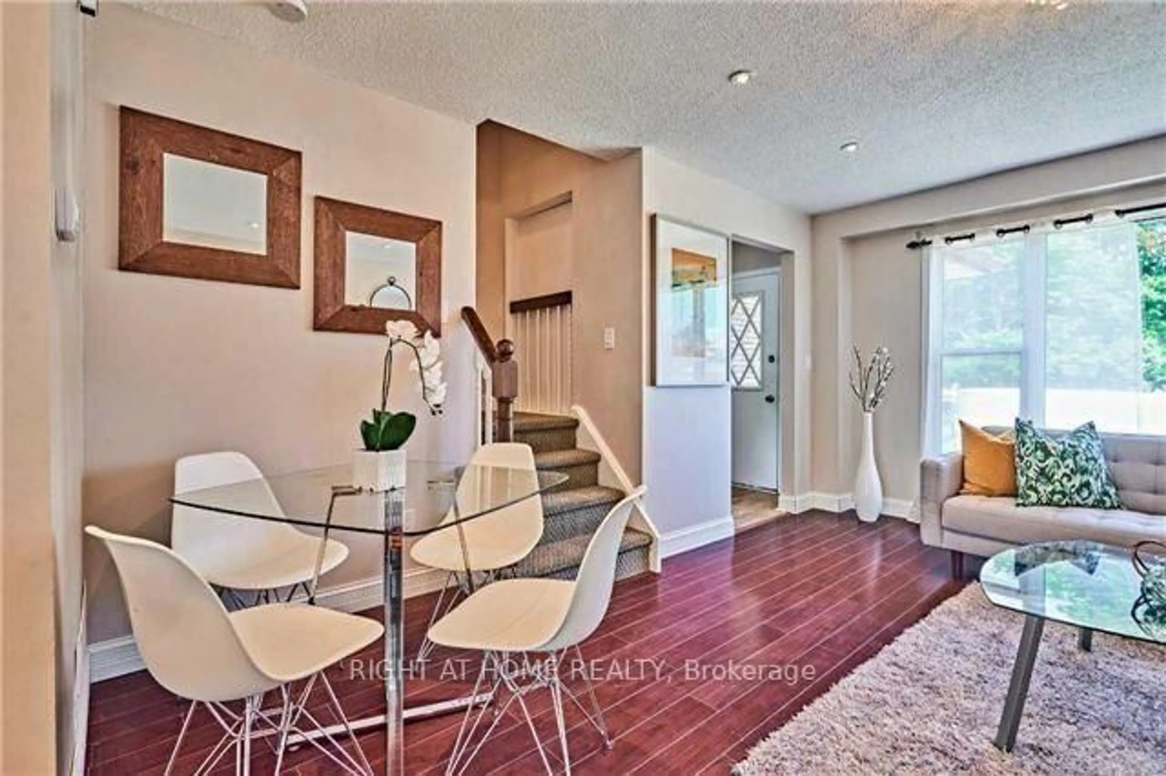 Dining room, wood/laminate floor for 702 Brock St, Whitby Ontario L1N 4L2