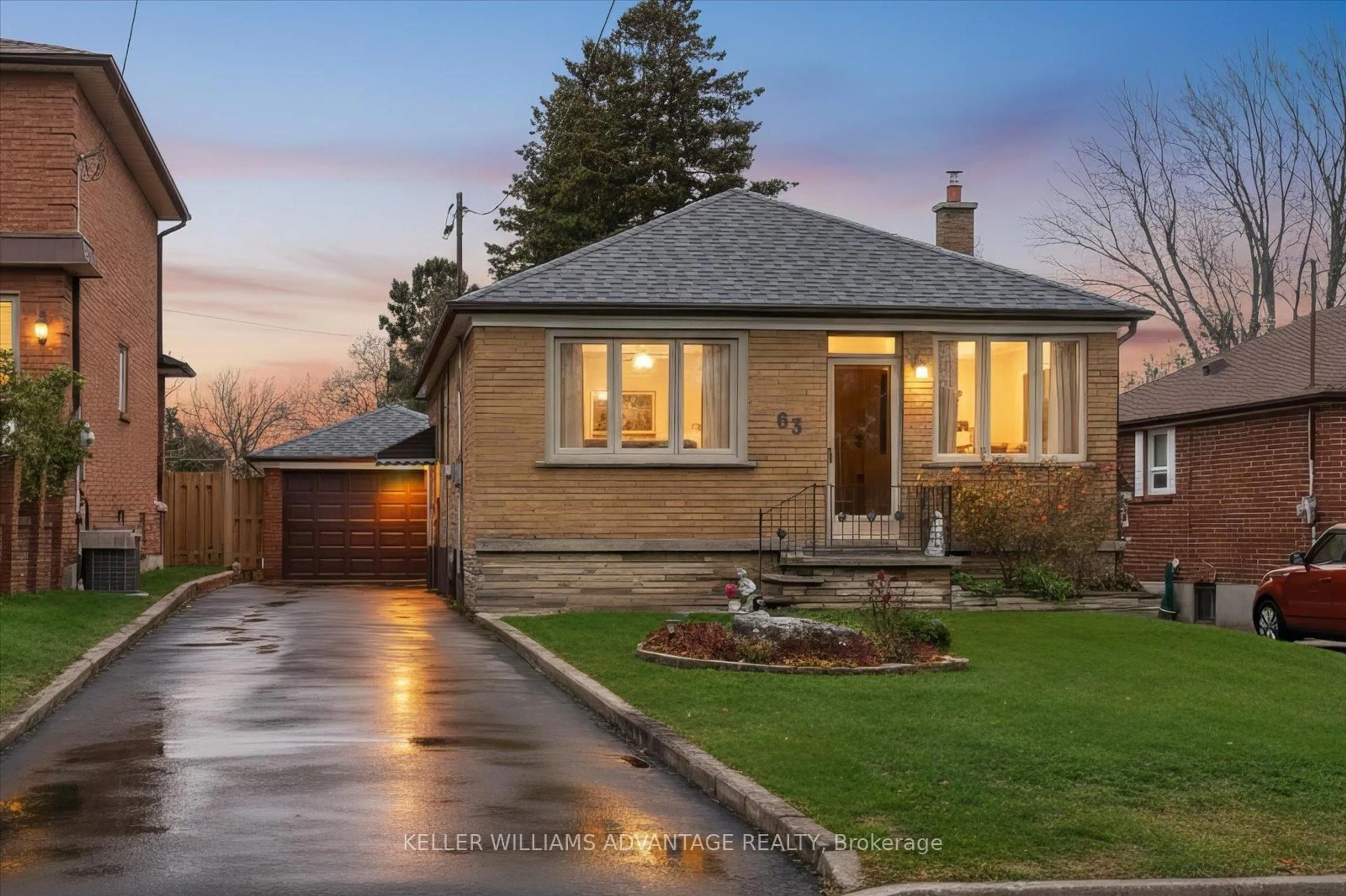 Home with brick exterior material, street for 63 Boem Ave, Toronto Ontario M1R 3T4