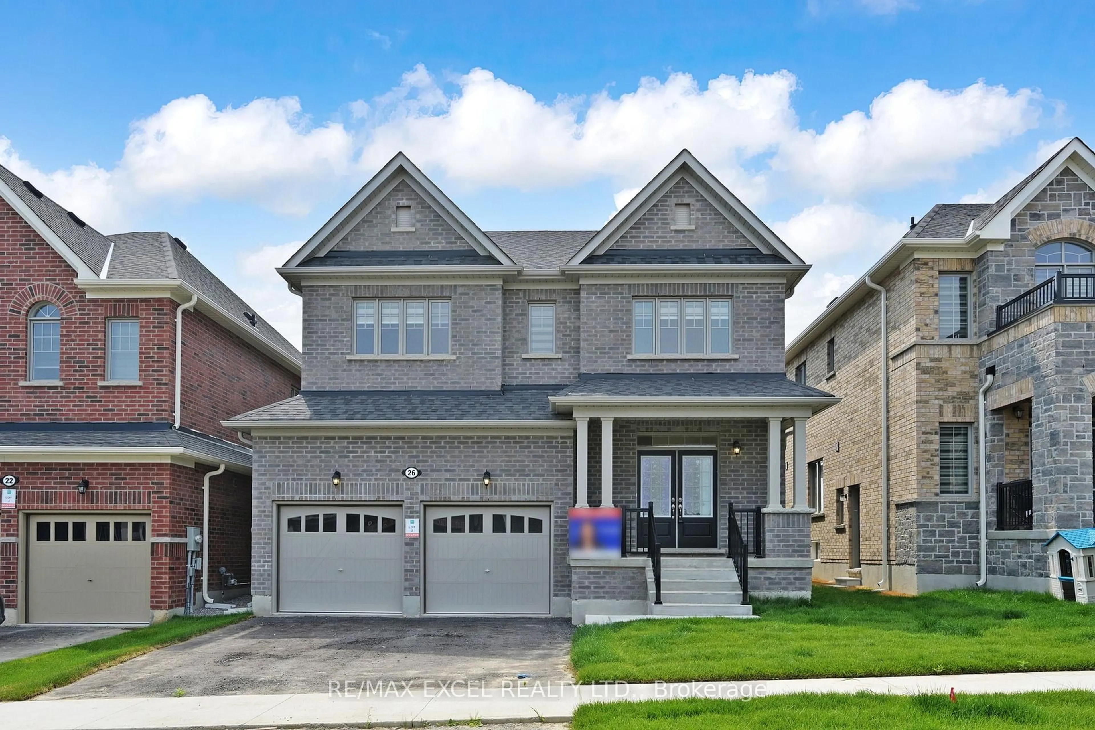 Home with brick exterior material, street for 26 Raines Rd, Scugog Ontario L9L 0E2