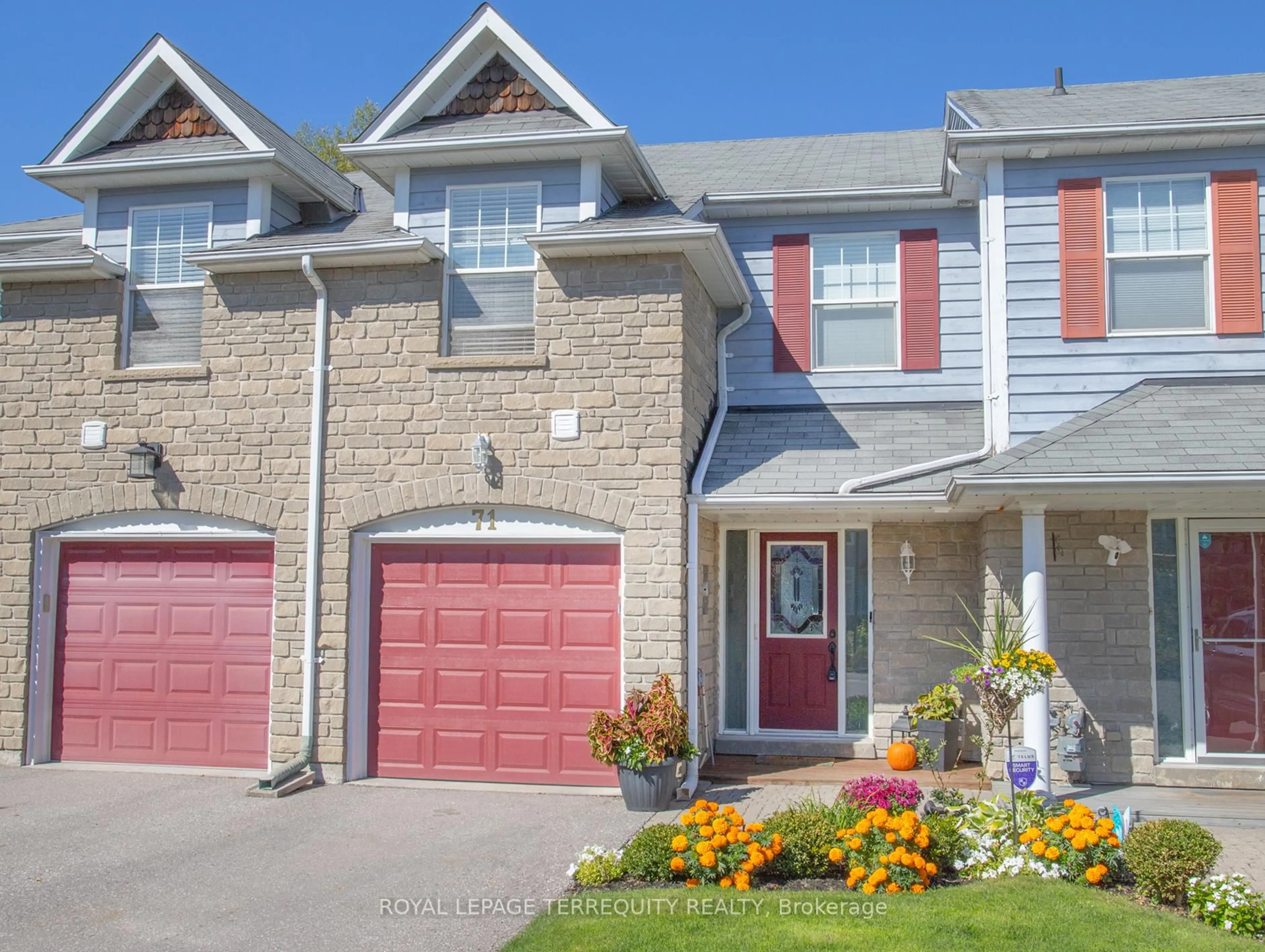 Home with brick exterior material, street for 2800 Courtice Rd #71, Clarington Ontario L1E 2M6