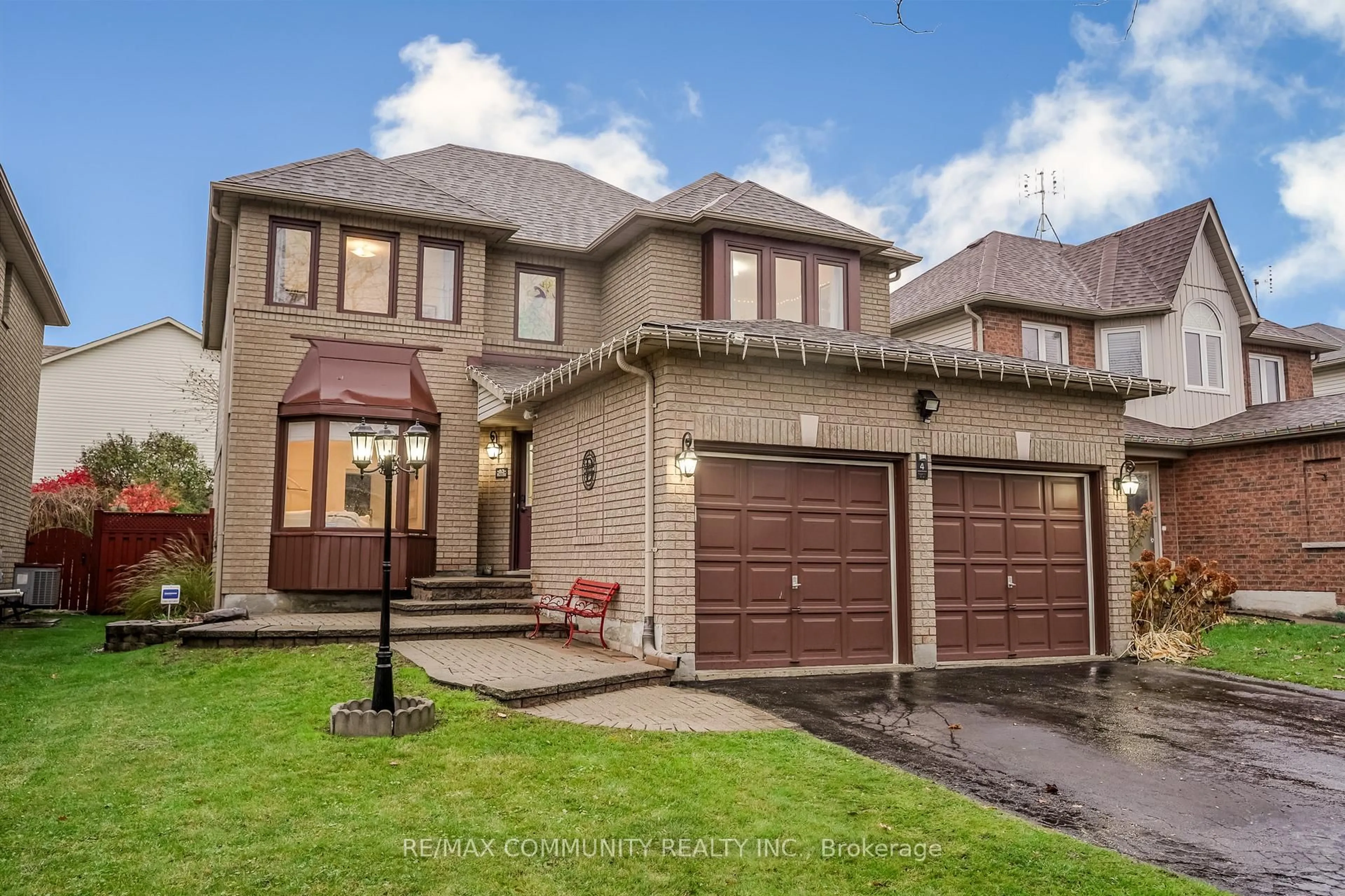 Home with brick exterior material, street for 4 Edgerton Dr, Clarington Ontario L1C 4S6