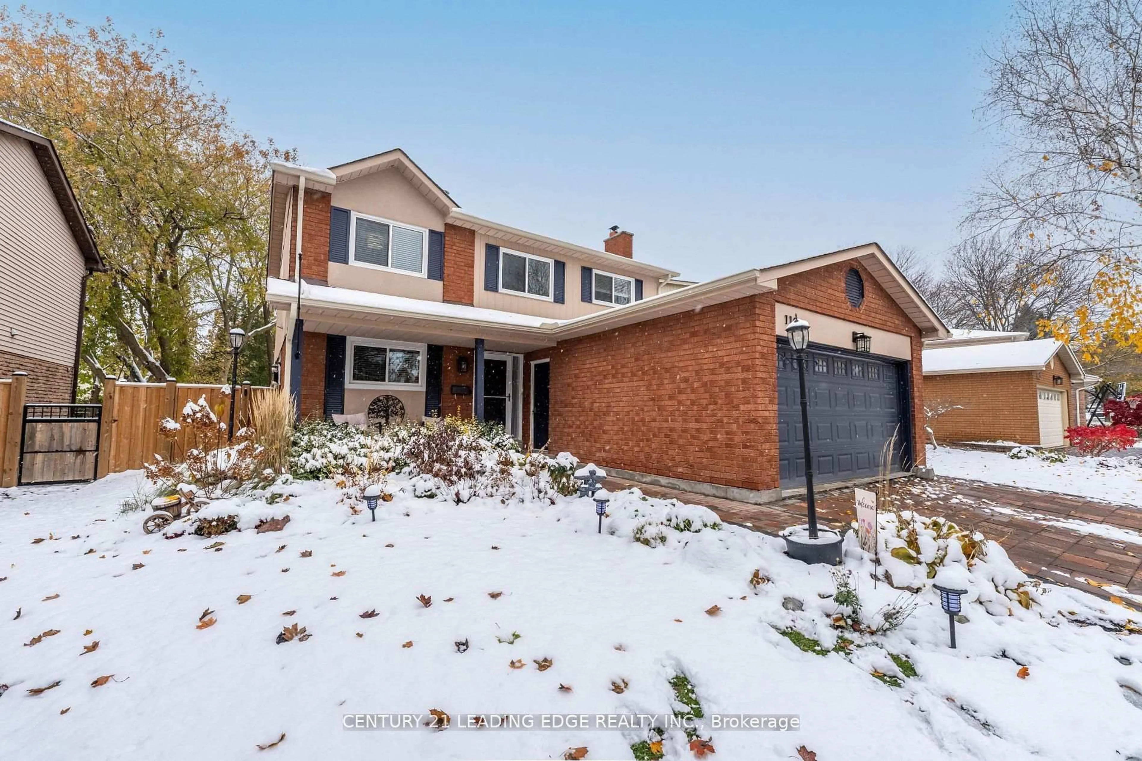 Home with brick exterior material, street for 110 Holliday Dr, Whitby Ontario L1P 1G5