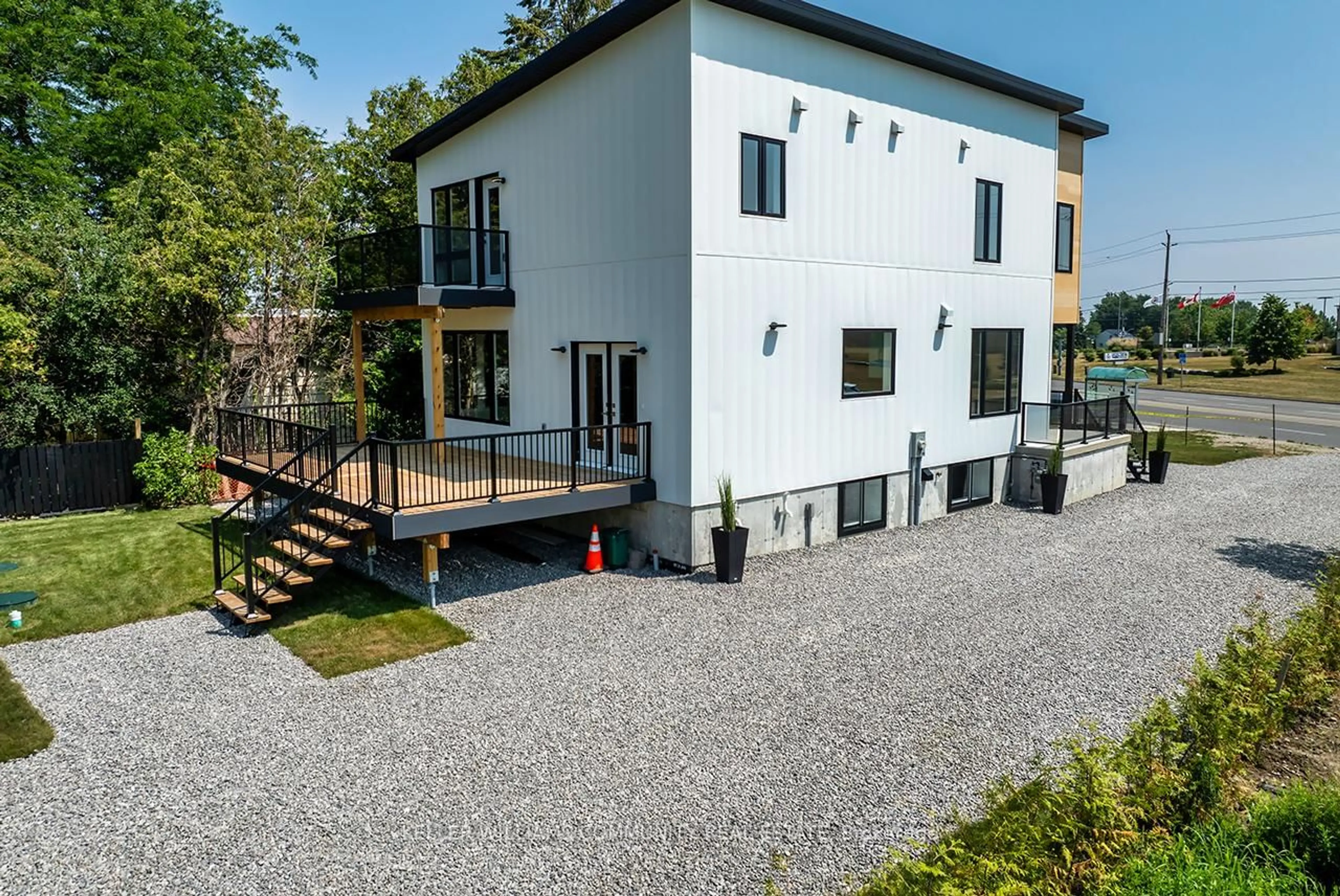 A pic from outside/outdoor area/front of a property/back of a property/a pic from drone, unknown for 2246 Highway 2, Clarington Ontario L1C 3K7