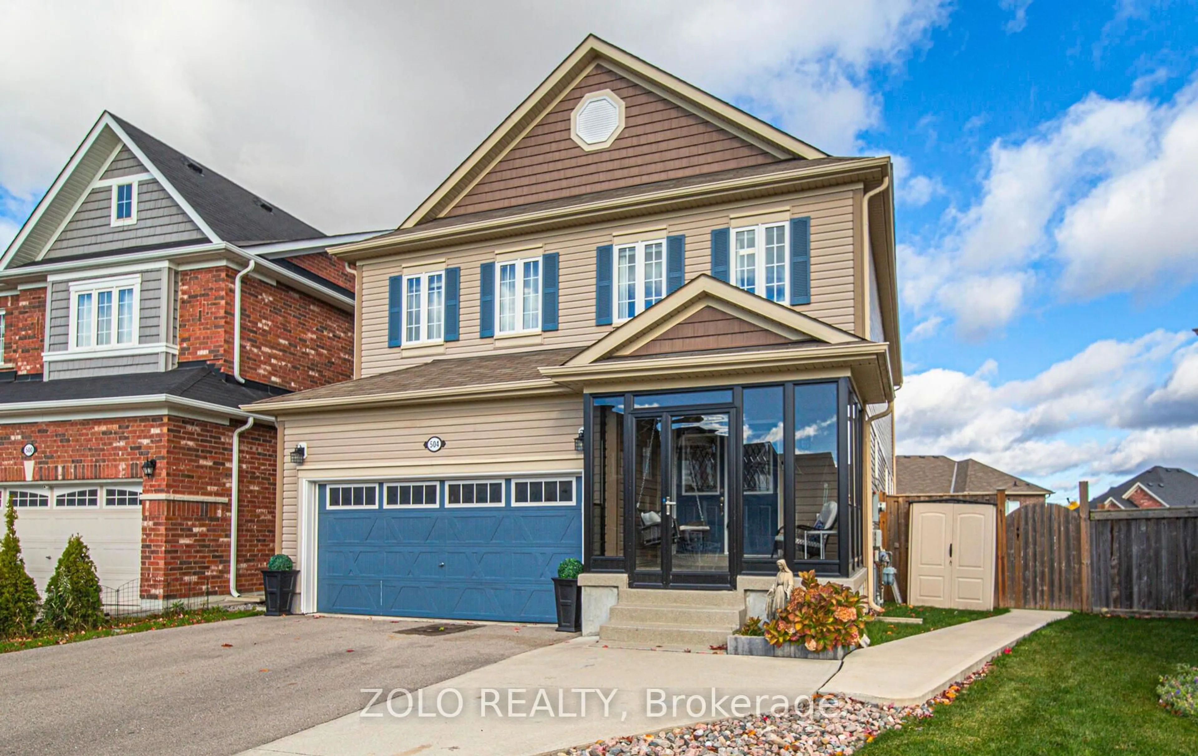 Home with brick exterior material, street for 504 Halo St, Oshawa Ontario L1H 7K4