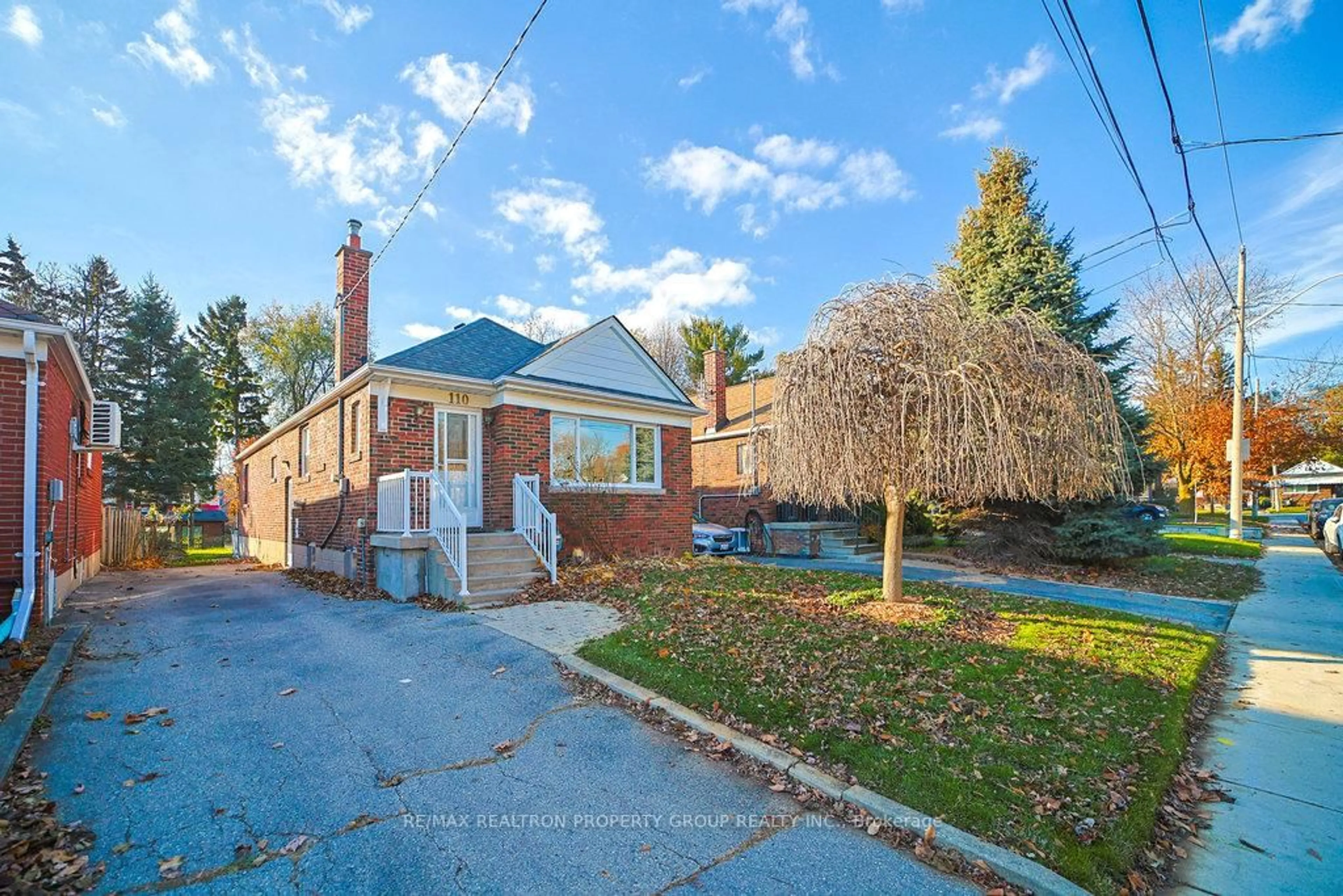 Home with brick exterior material, street for 110 Cedarcrest Blvd, Toronto Ontario M4B 2P3