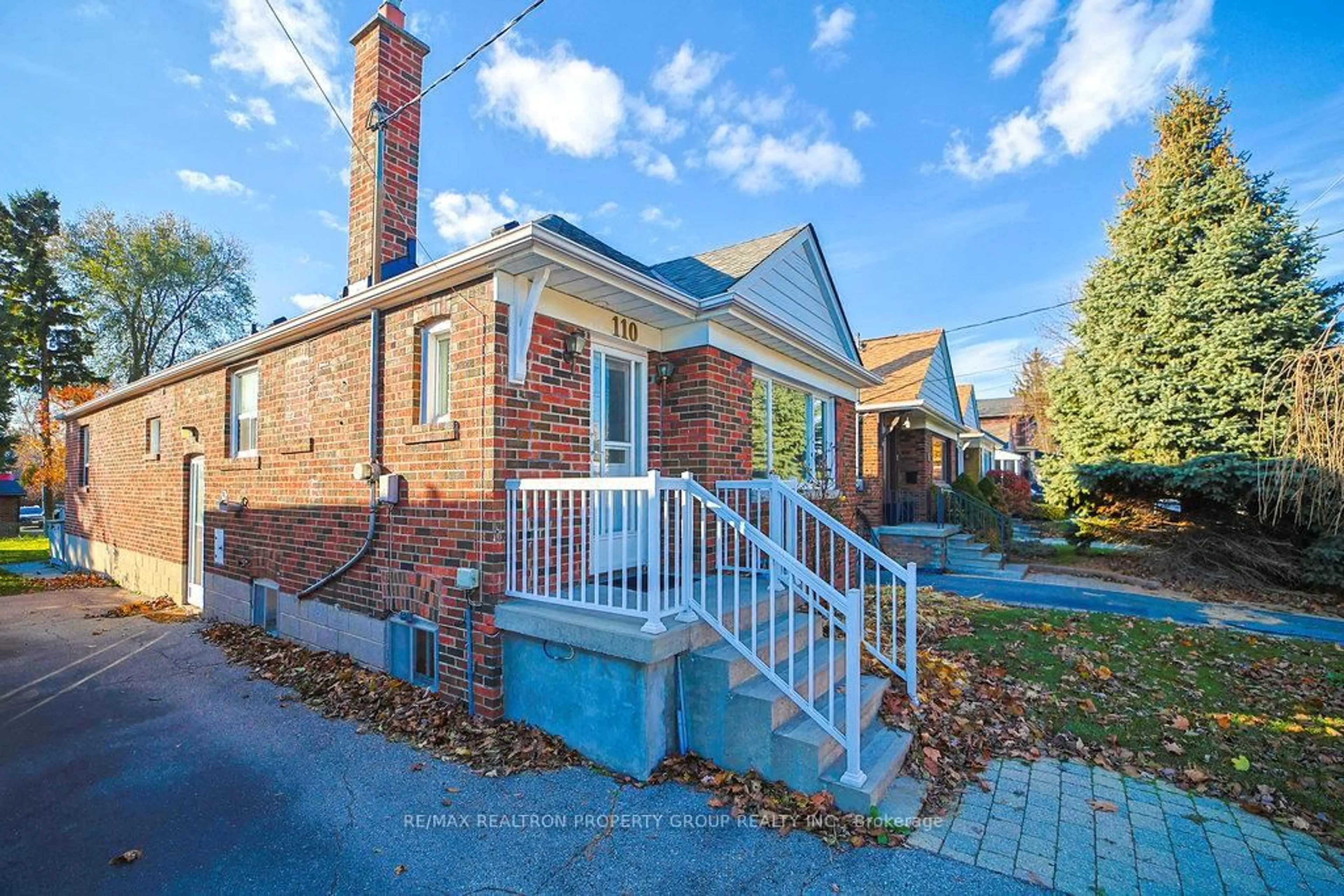 Home with brick exterior material, street for 110 Cedarcrest Blvd, Toronto Ontario M4B 2P3