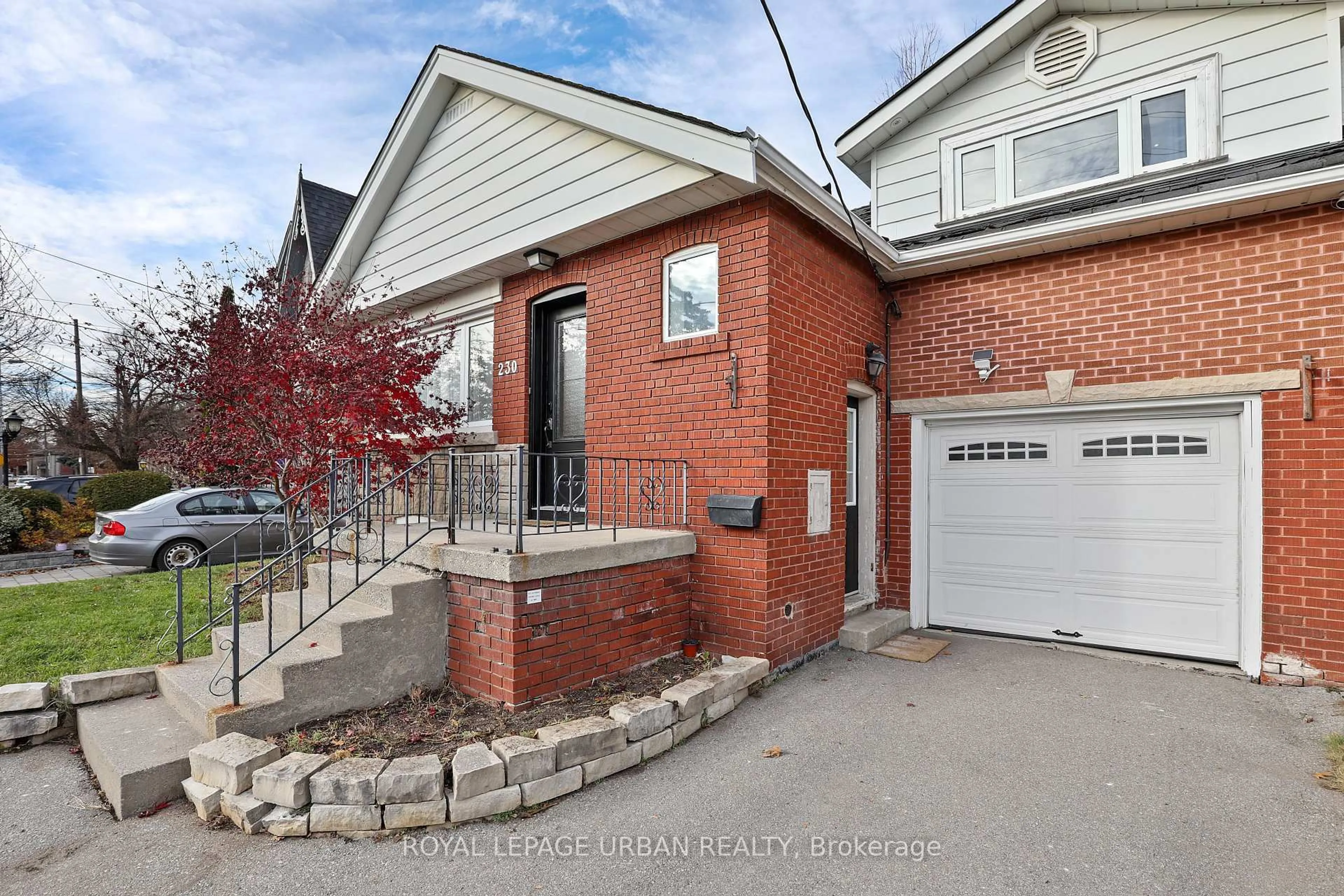 Home with brick exterior material, street for 230 Parkview Hill Cres, Toronto Ontario M4B 1S3
