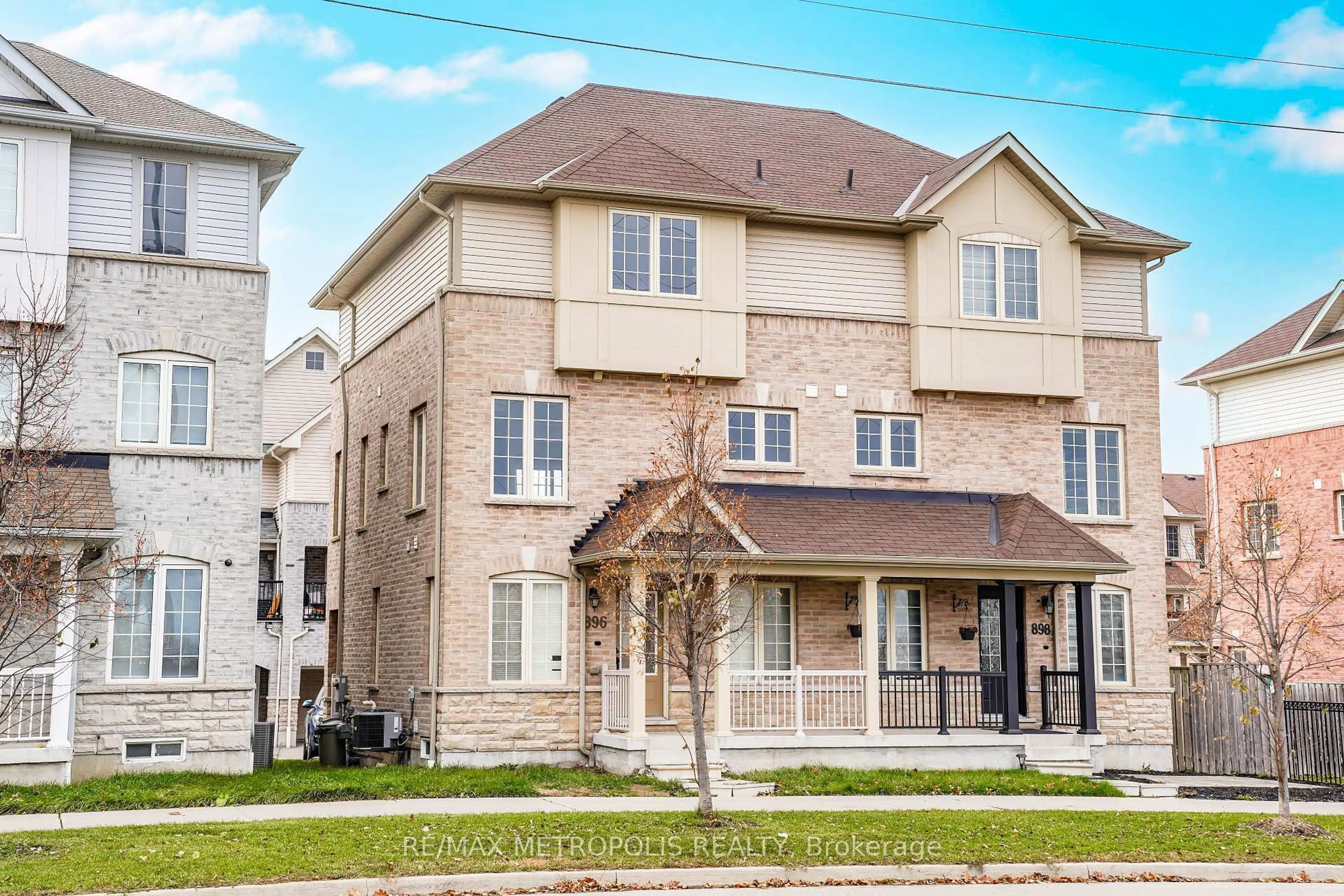 Home with brick exterior material, street for 896 Audley Rd, Ajax Ontario L1Z 1L7