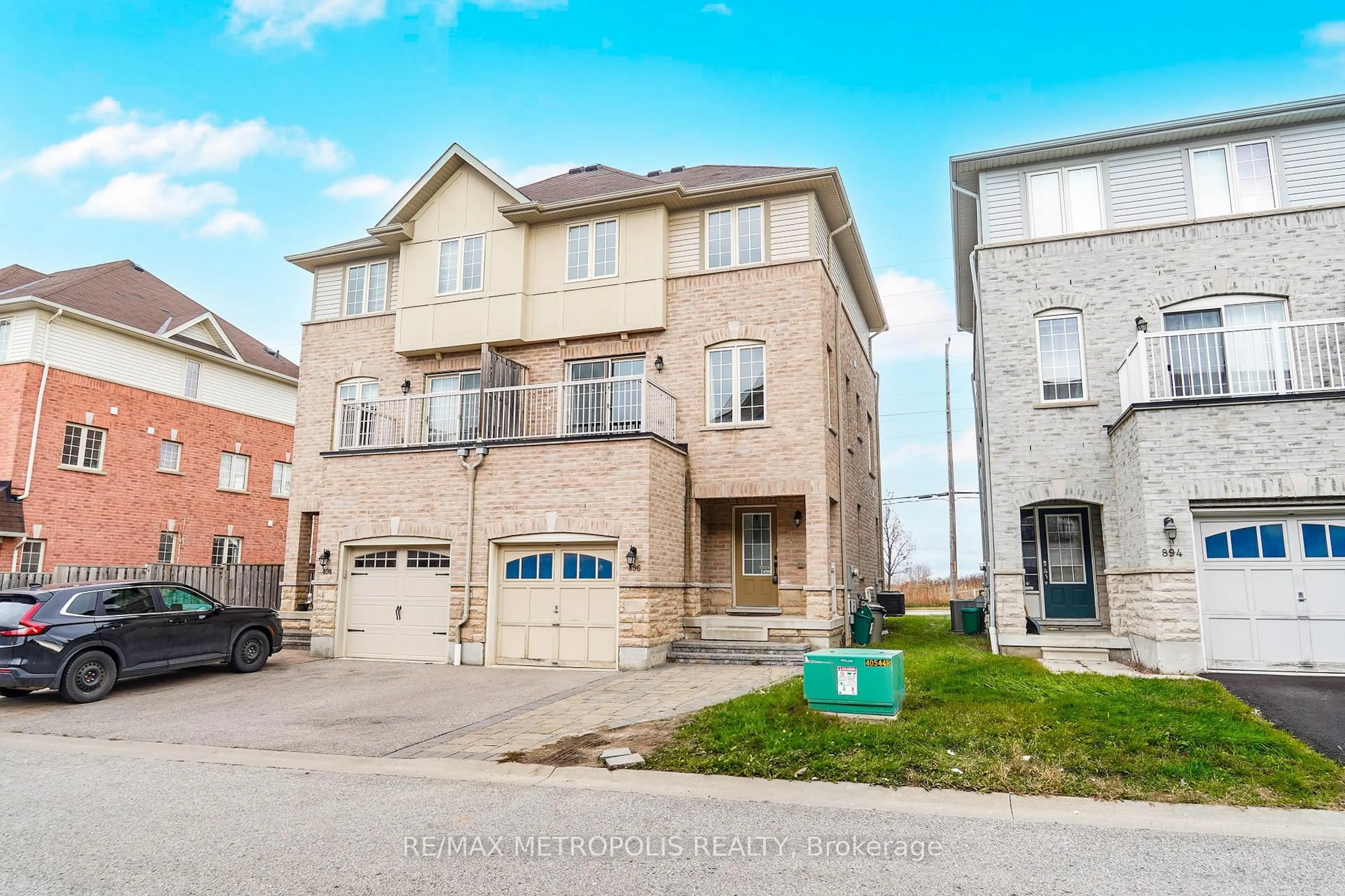 Home with brick exterior material, street for 896 Audley Rd, Ajax Ontario L1Z 1L7