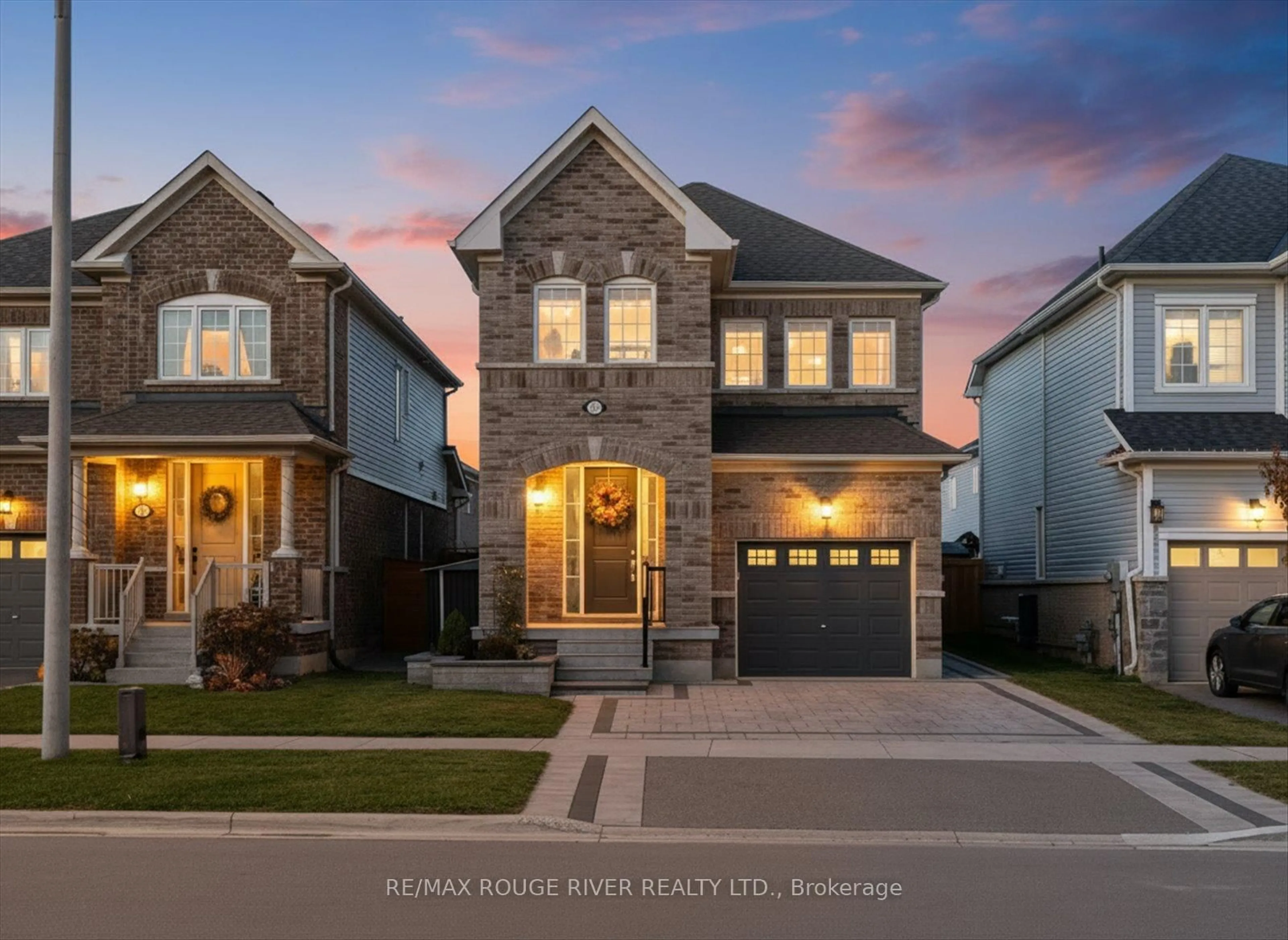 Home with brick exterior material, street for 212 Ronald Hooper Ave, Clarington Ontario L1C 7E3