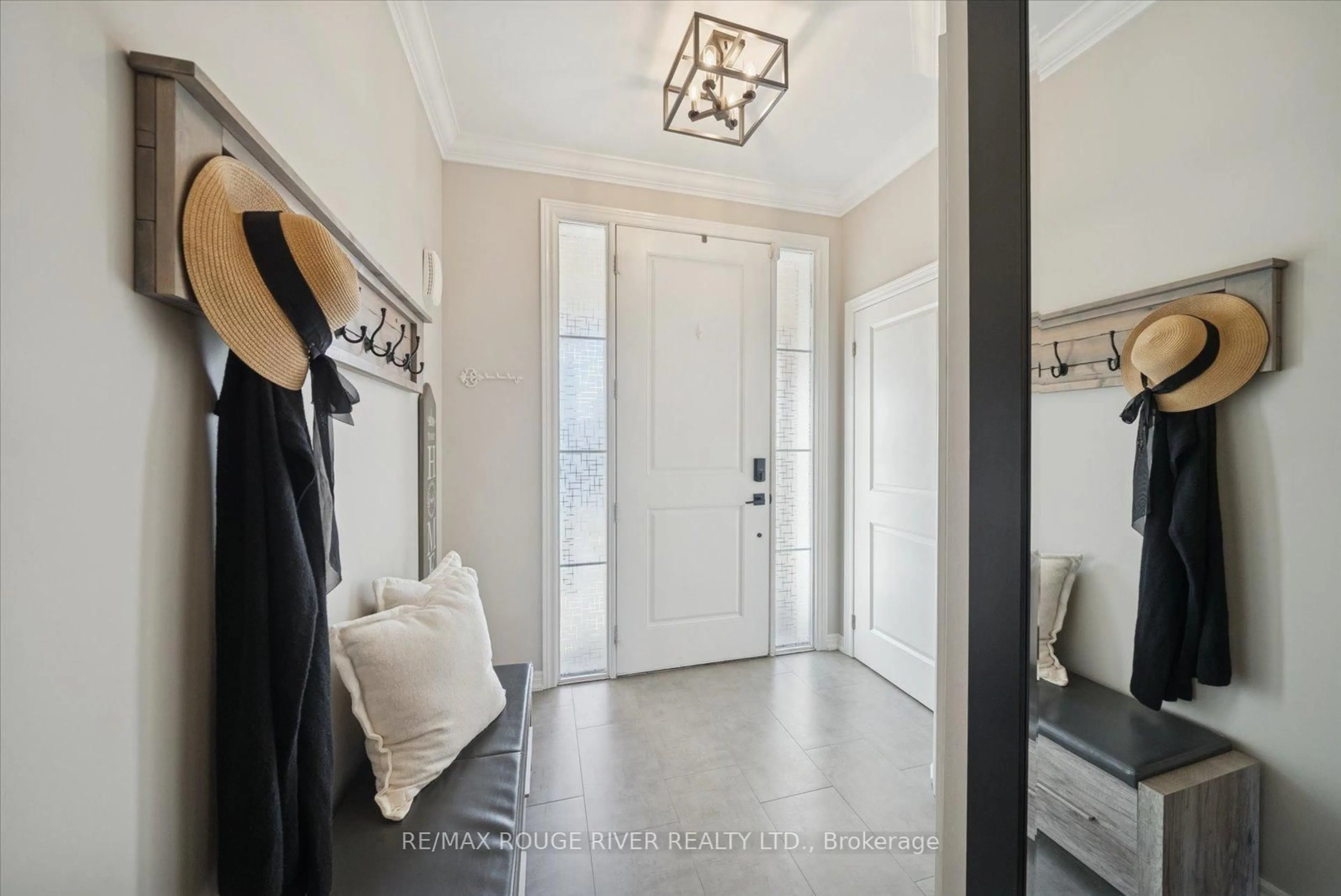 Indoor entryway for 212 Ronald Hooper Ave, Clarington Ontario L1C 7E3