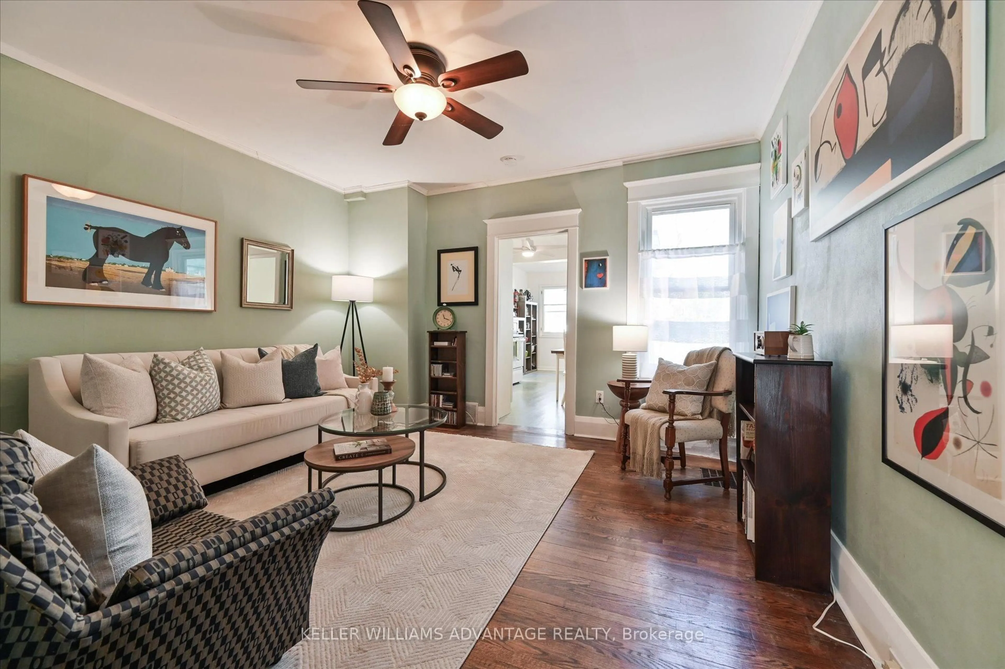 Living room with furniture, unknown for 152 Oakcrest Ave, Toronto Ontario M4C 1C1