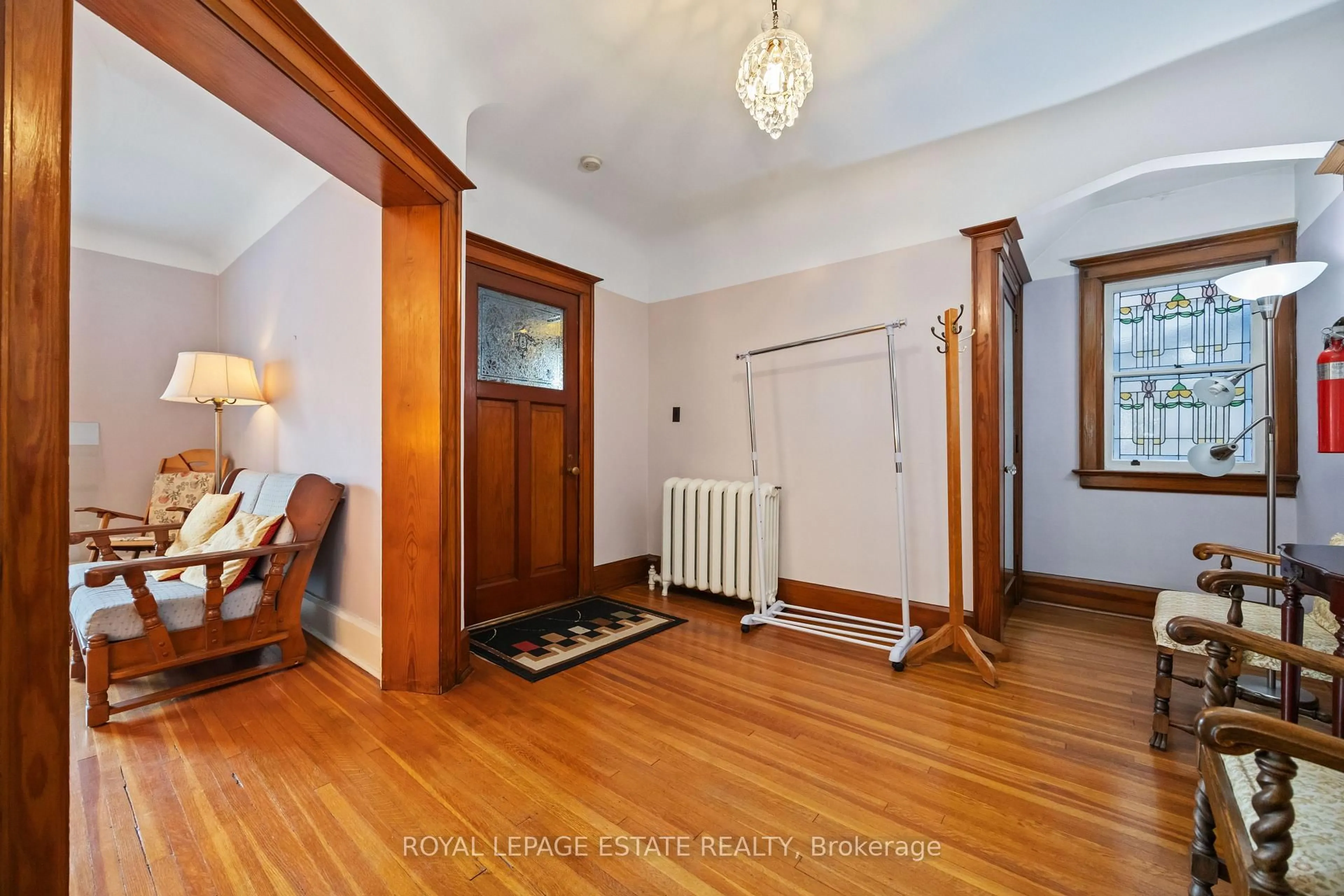 Indoor foyer for 877 Broadview Ave, Toronto Ontario M4K 2P9