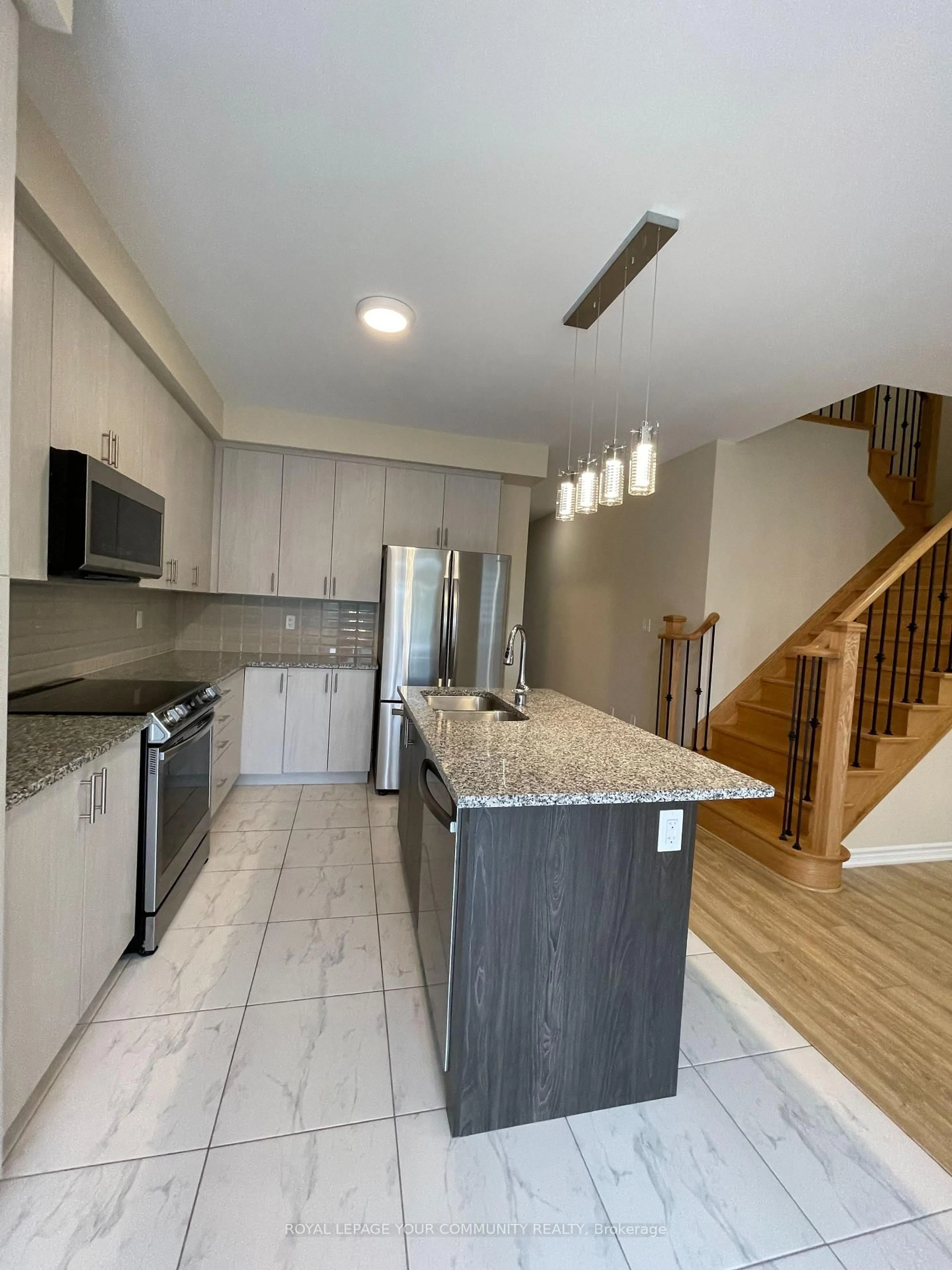 Open concept kitchen, unknown for 29 Hickling Lane, Ajax Ontario L1T 0P9
