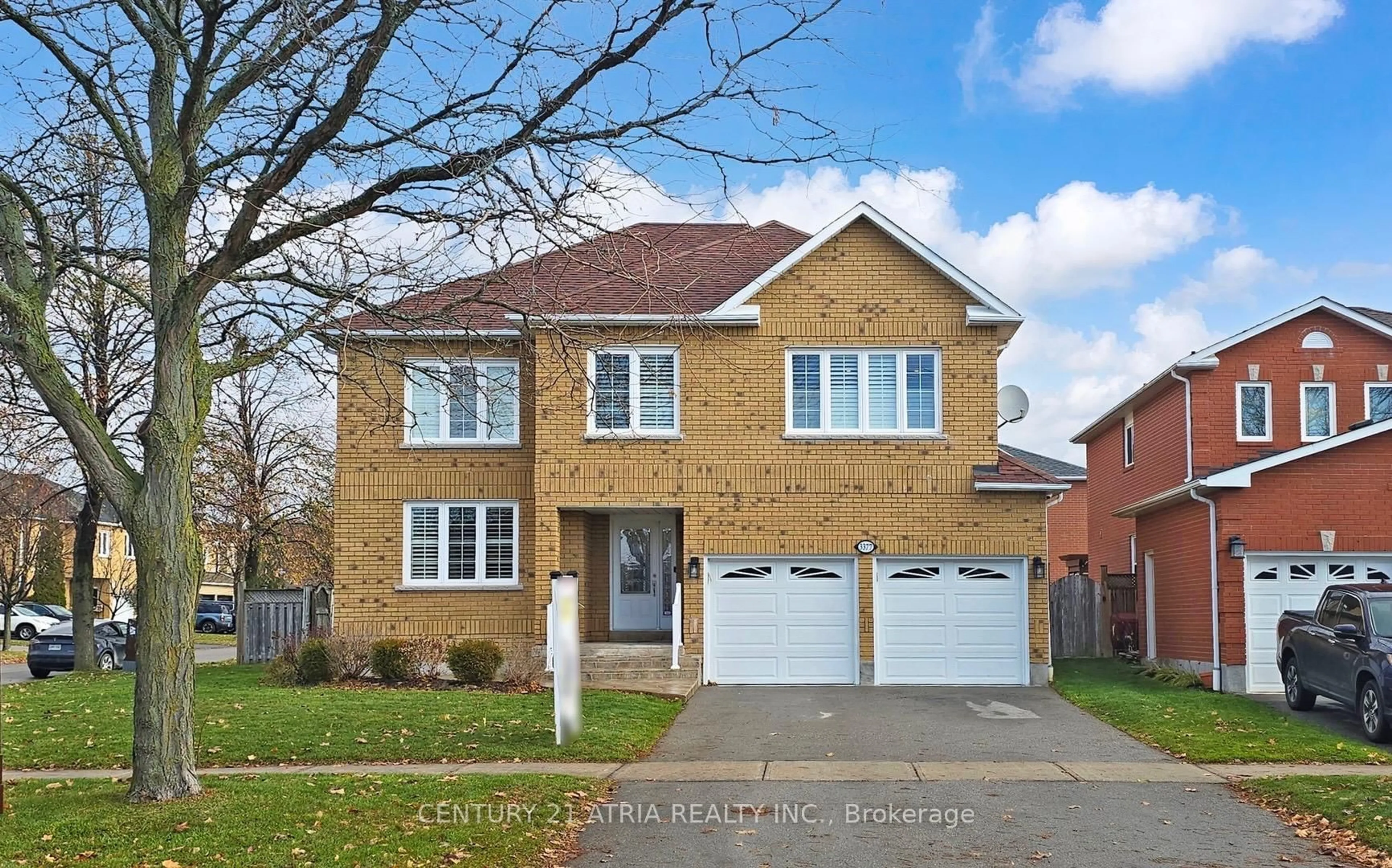 Home with brick exterior material, street for 3377 Garrard Rd, Whitby Ontario L1R 2H5