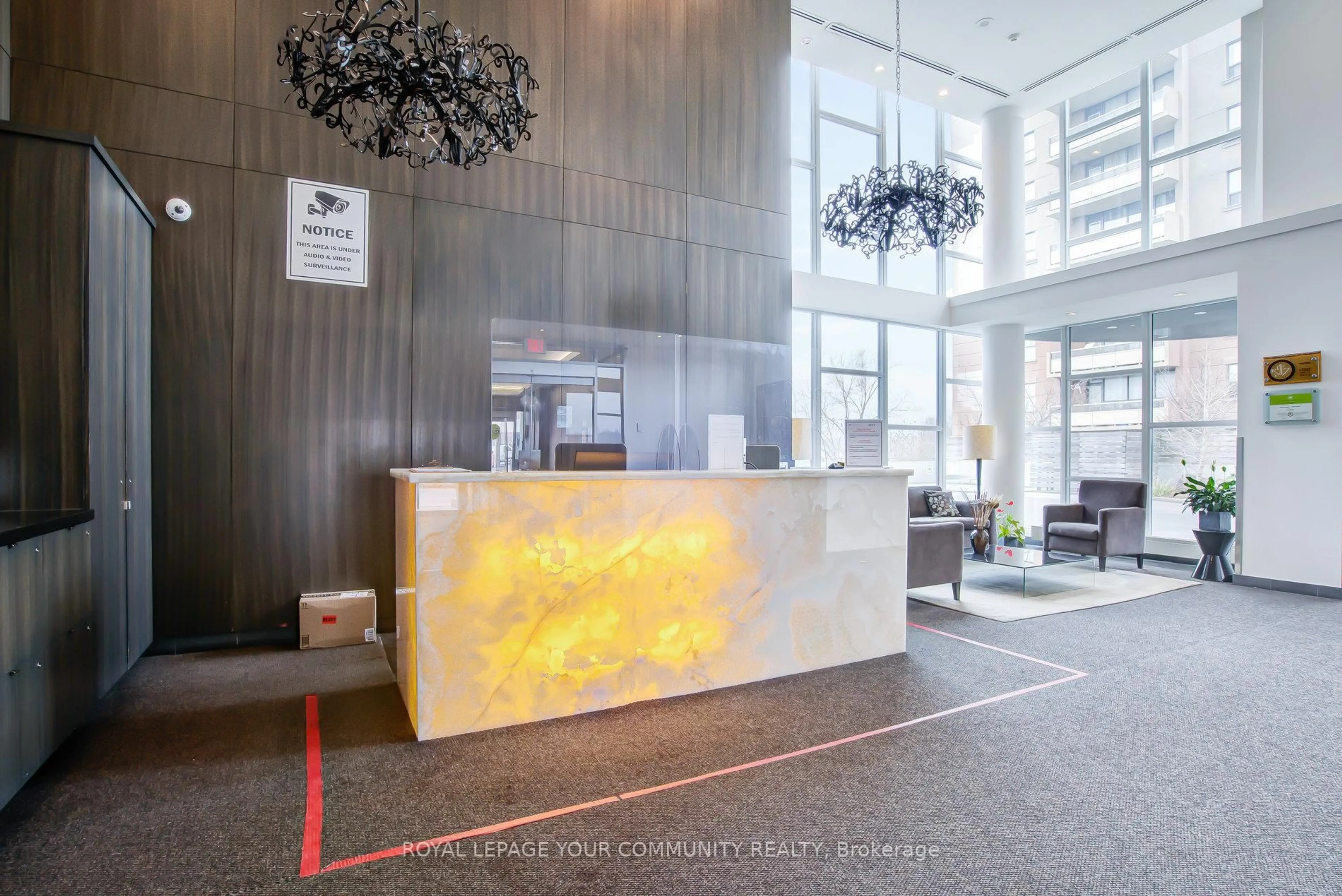 Lobby for 1048 Broadview Ave #1806, Toronto Ontario M4K 2B8