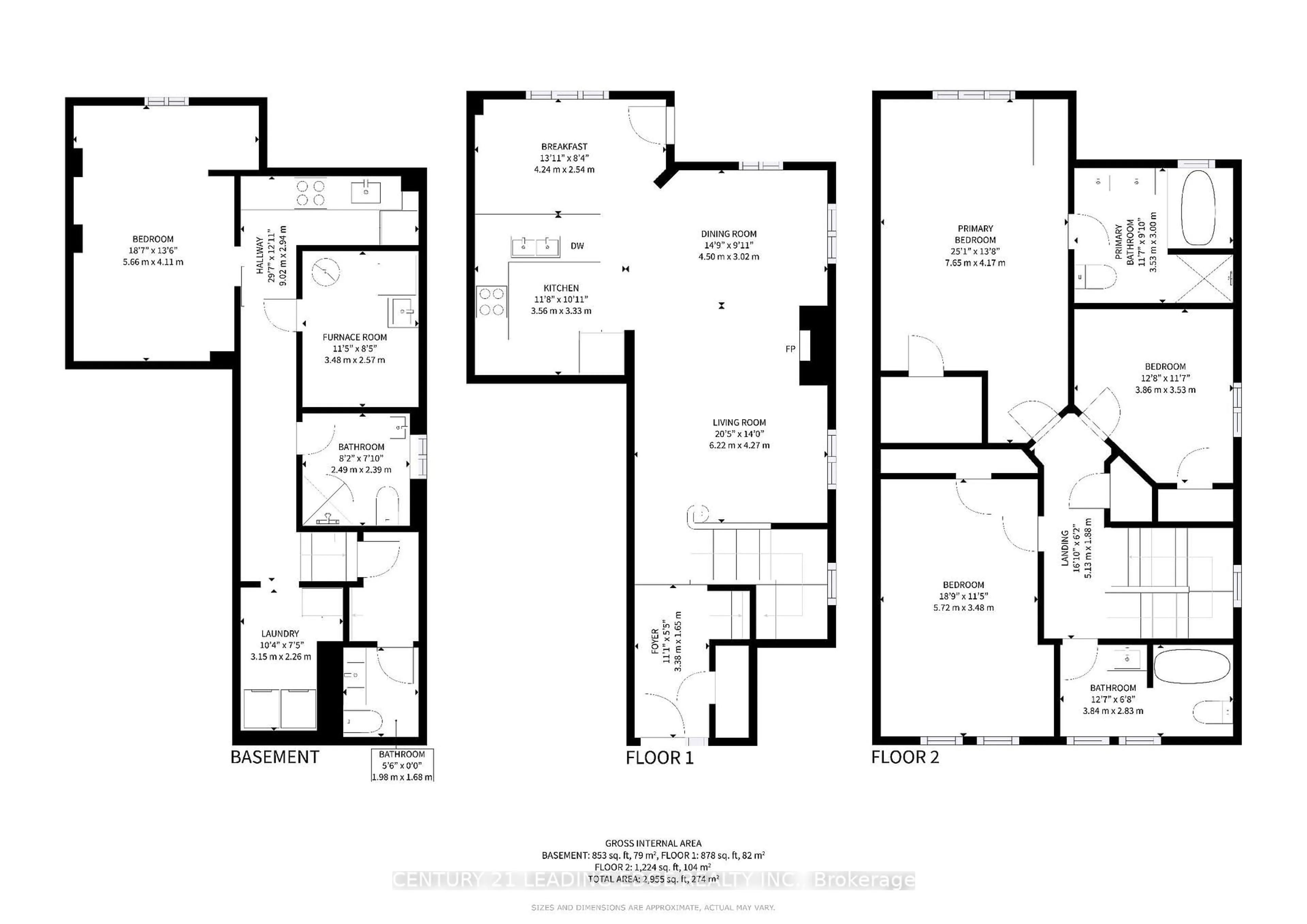 Floor plan for 1574 Edgecroft Dr, Pickering Ontario L1V 2P8