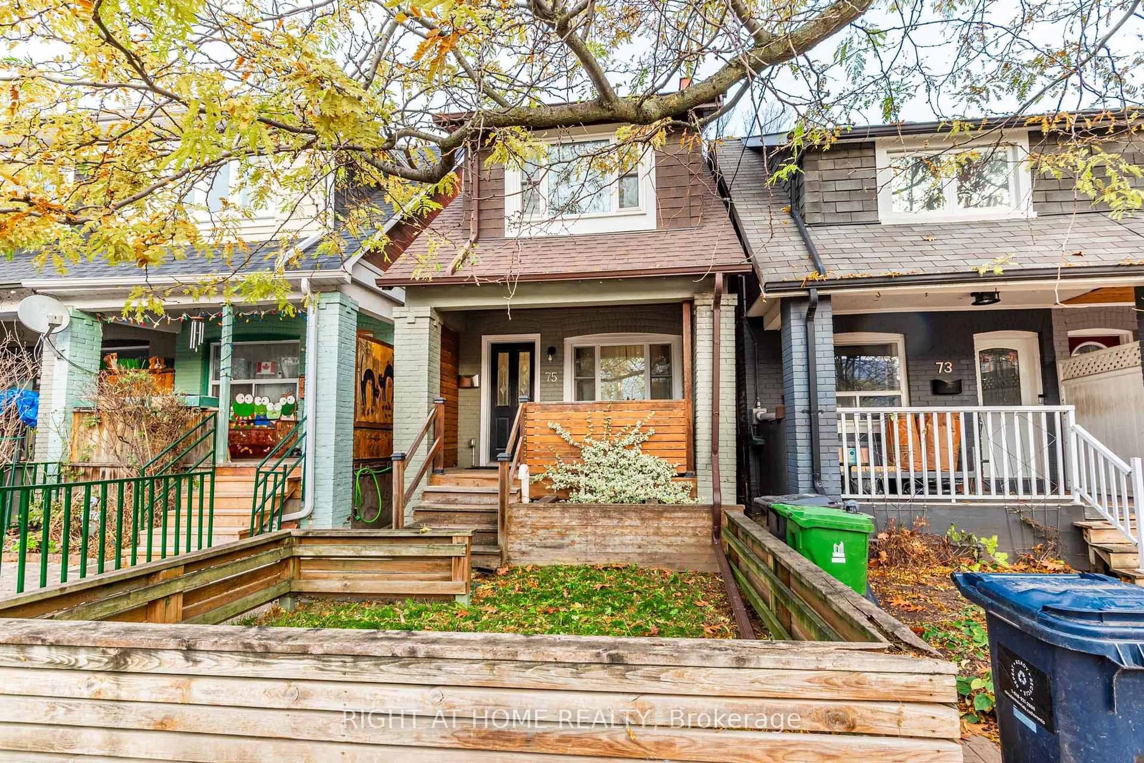 Home with brick exterior material, street for 75 Rushbrooke Ave, Toronto Ontario M4M 3A8