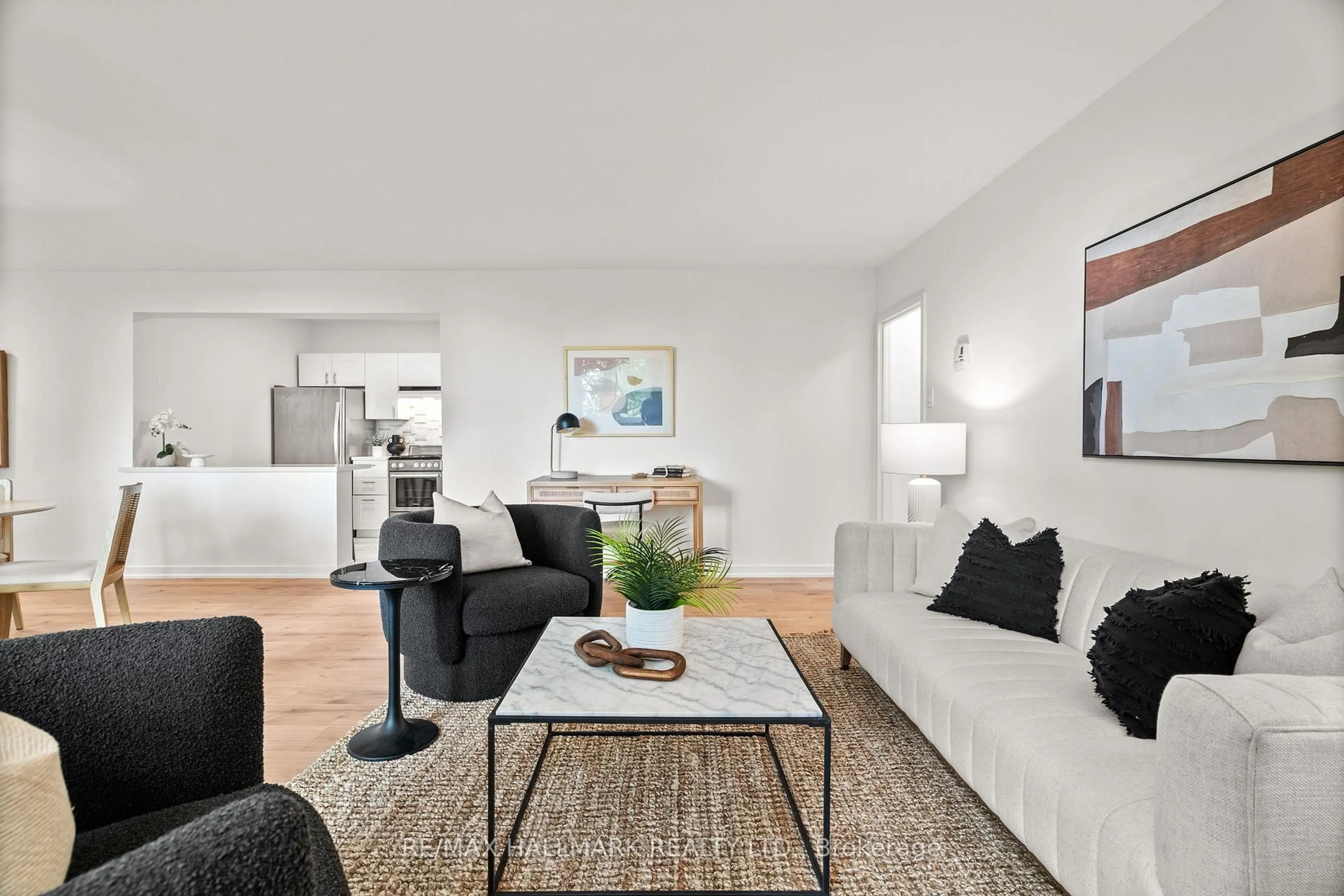 Living room with furniture, unknown for 2 Nursewood Rd #6, Toronto Ontario M4E 3R8