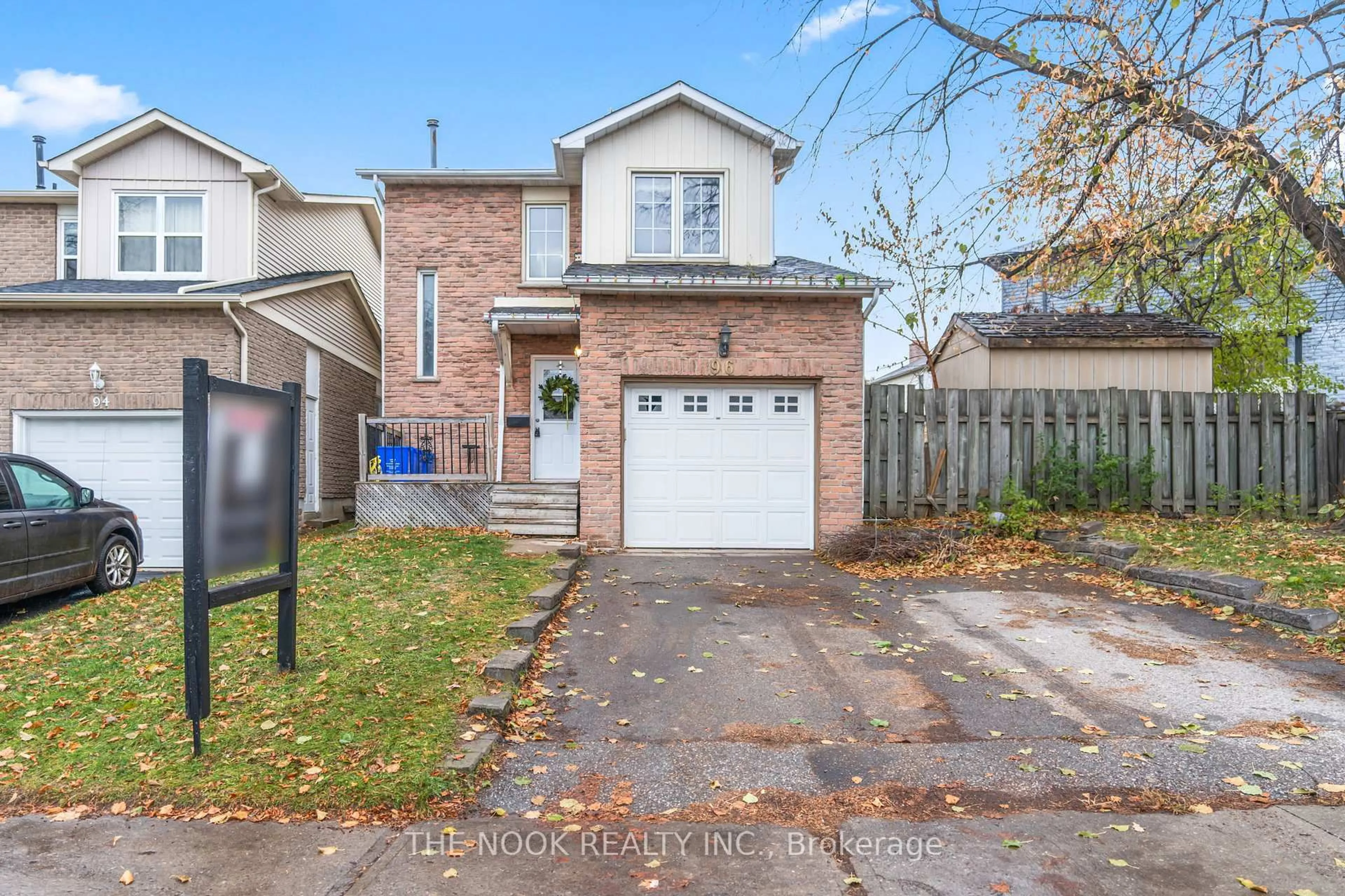 Home with brick exterior material, street for 96 Kirby Cres, Whitby Ontario L1N 6Z7