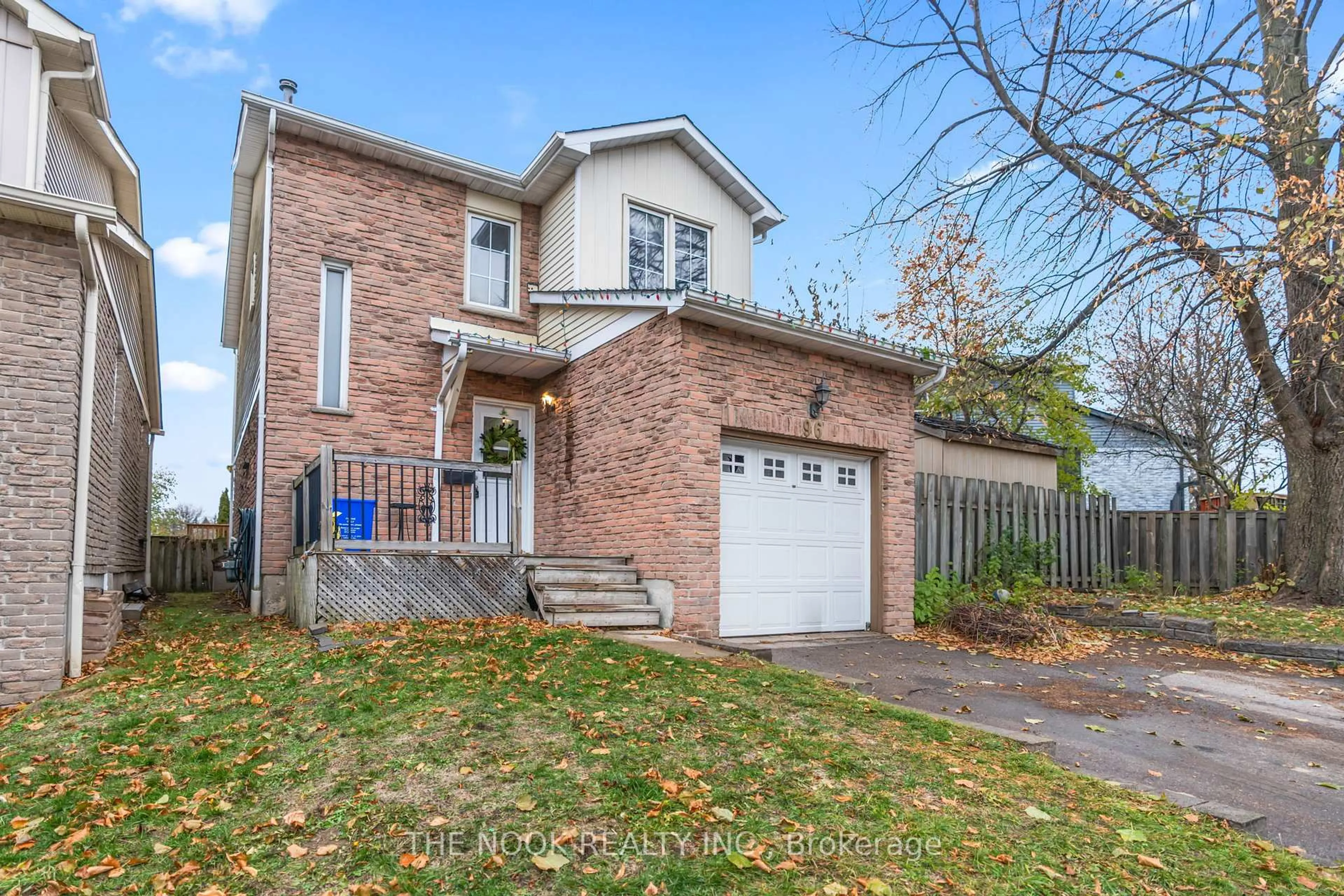 Home with brick exterior material, street for 96 Kirby Cres, Whitby Ontario L1N 6Z7