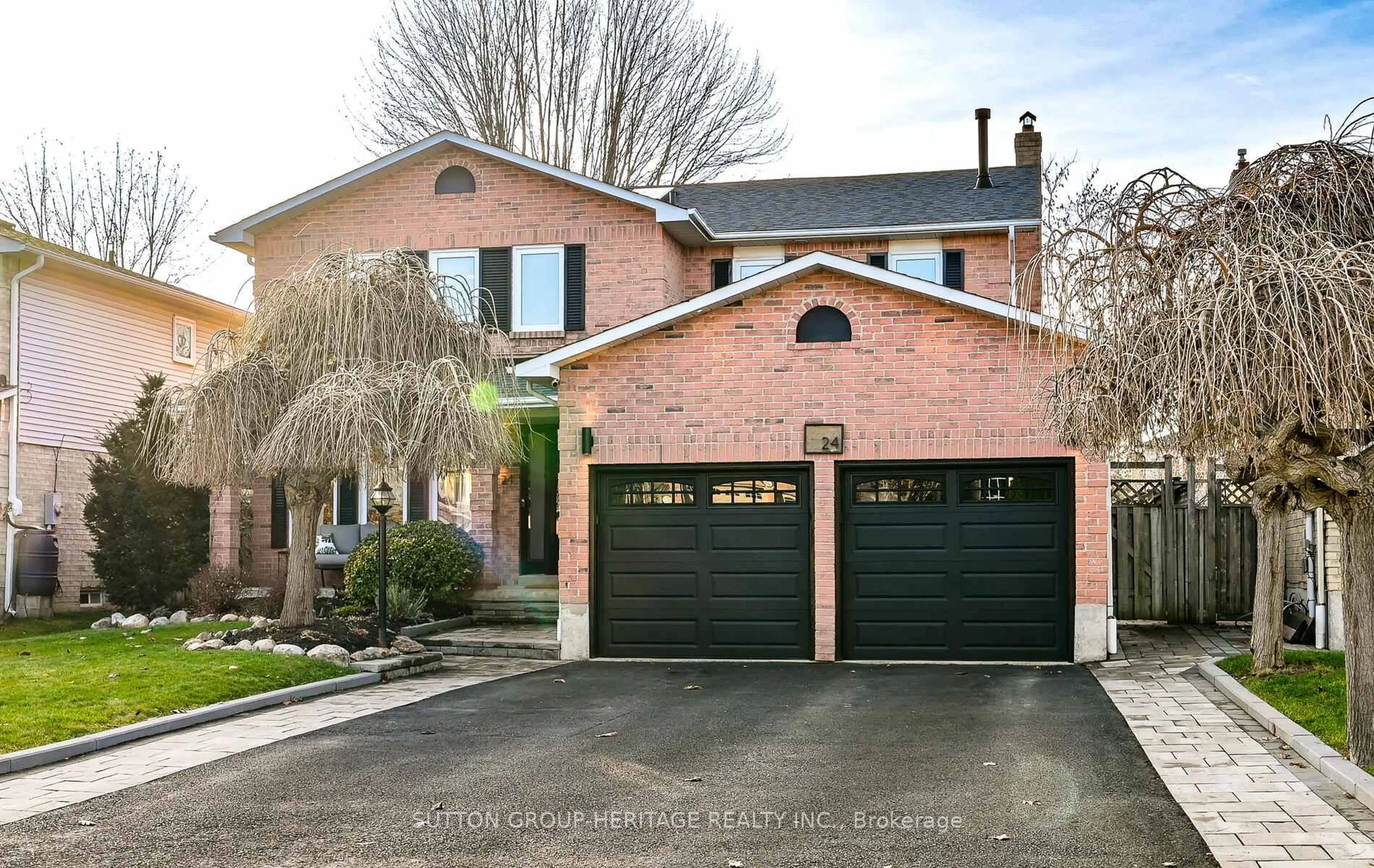 Home with brick exterior material, street for 24 Gladiola Crt, Whitby Ontario L1R 1N6