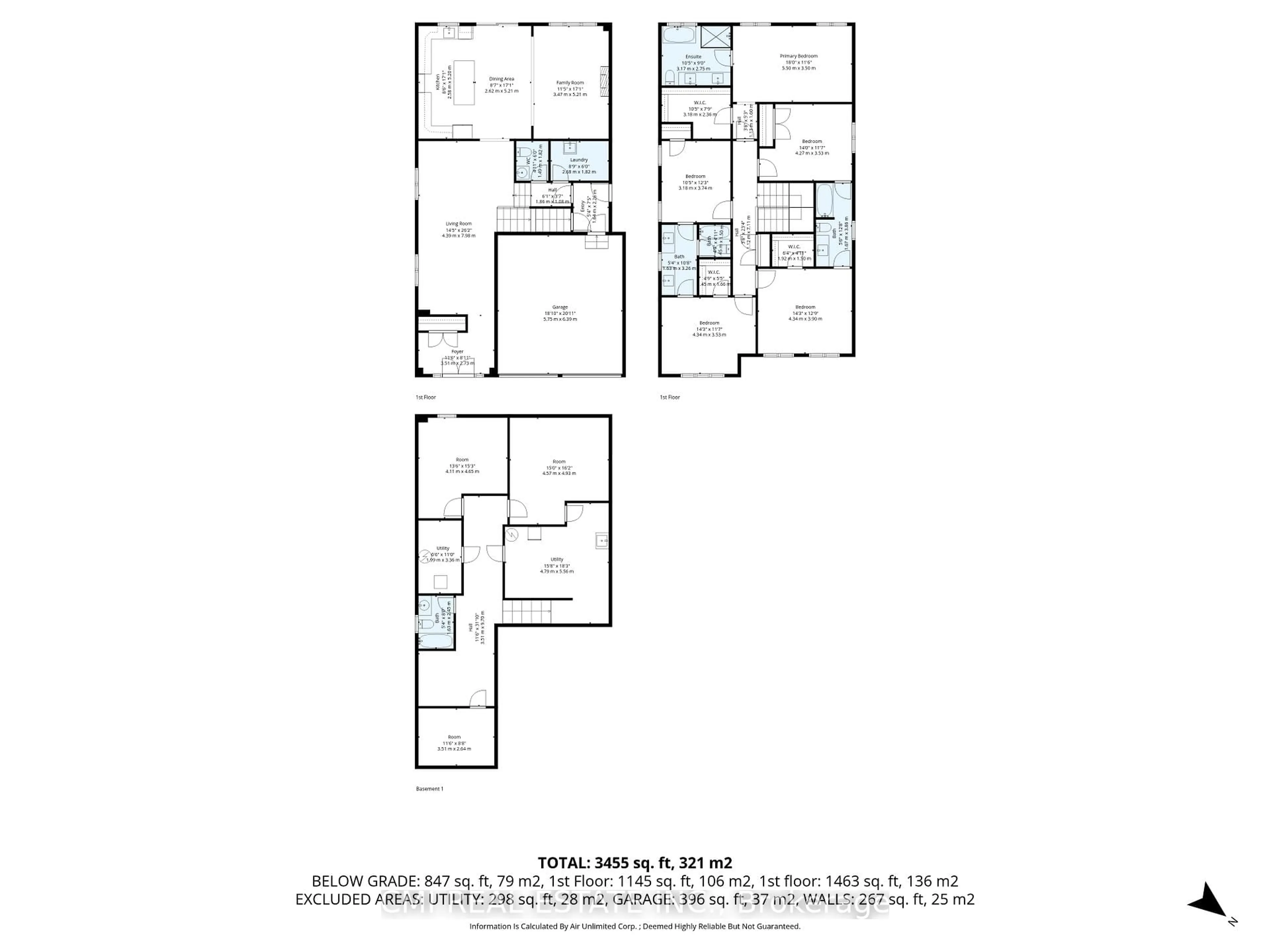 Floor plan for 343 Northglen Blvd, Clarington Ontario L1C 7E2