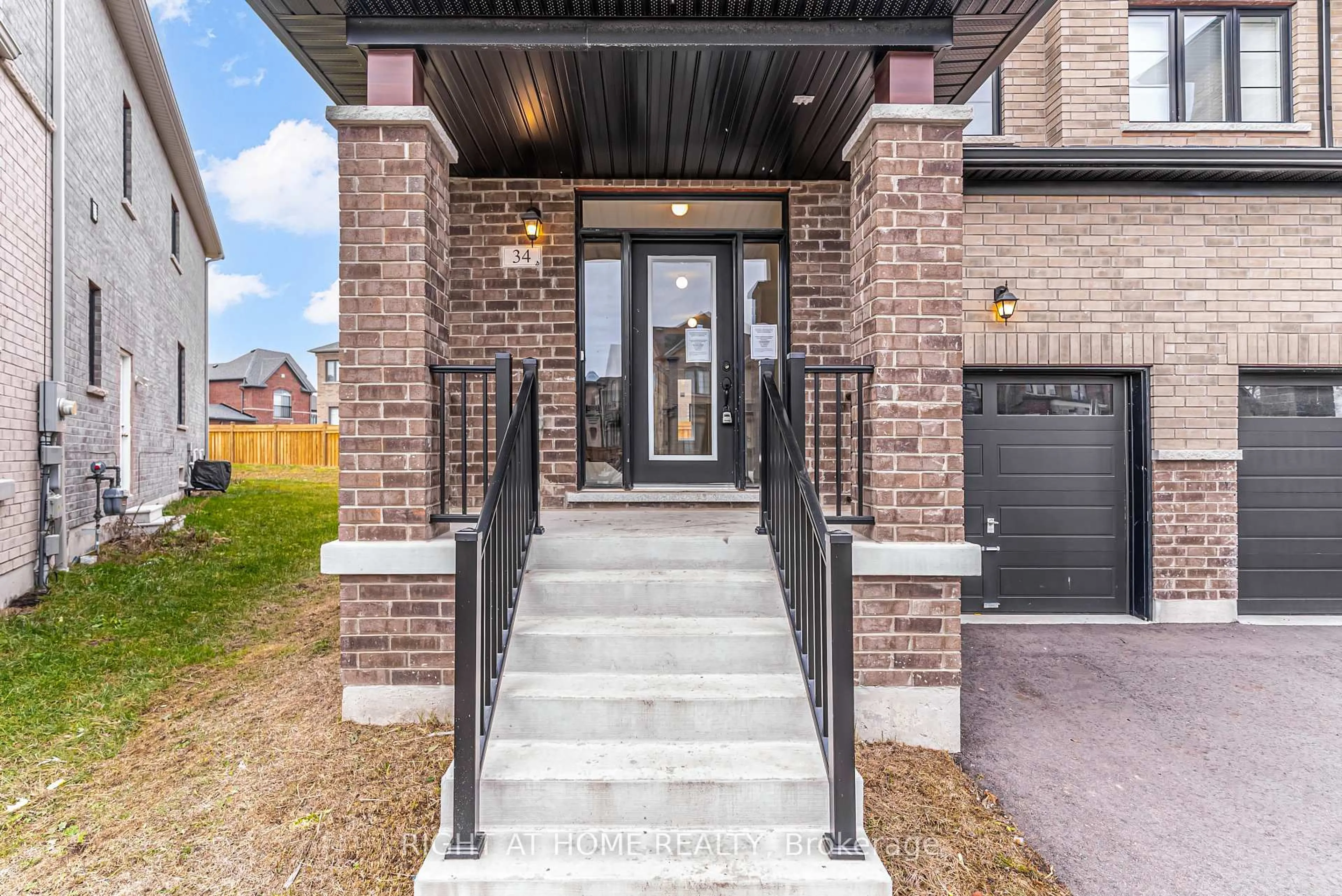 Home with brick exterior material, street for 34 Thelma Dr, Whitby Ontario L1P 0N3