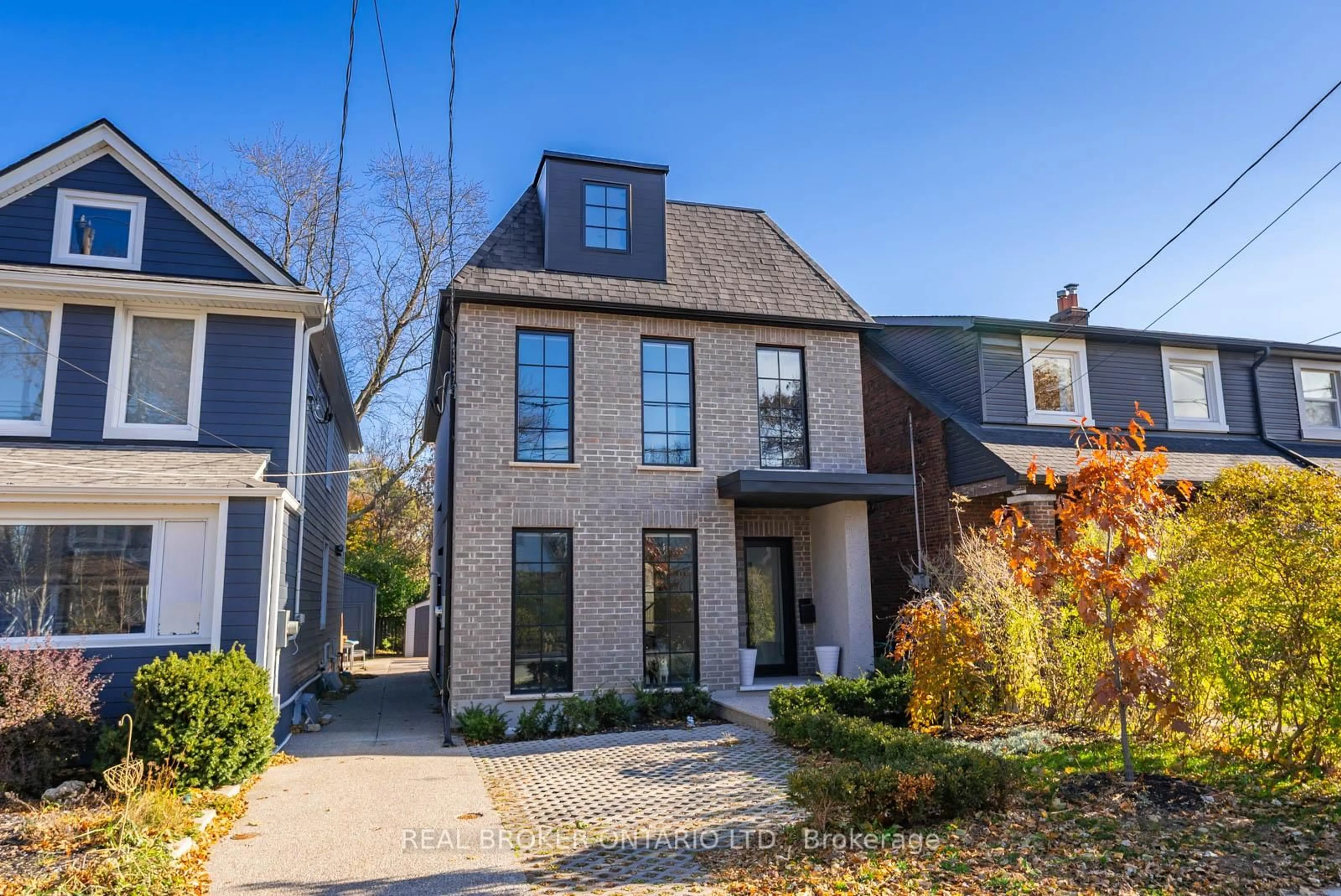 Home with brick exterior material, street for 203 Oak Park Ave, Toronto Ontario M4C 4N2