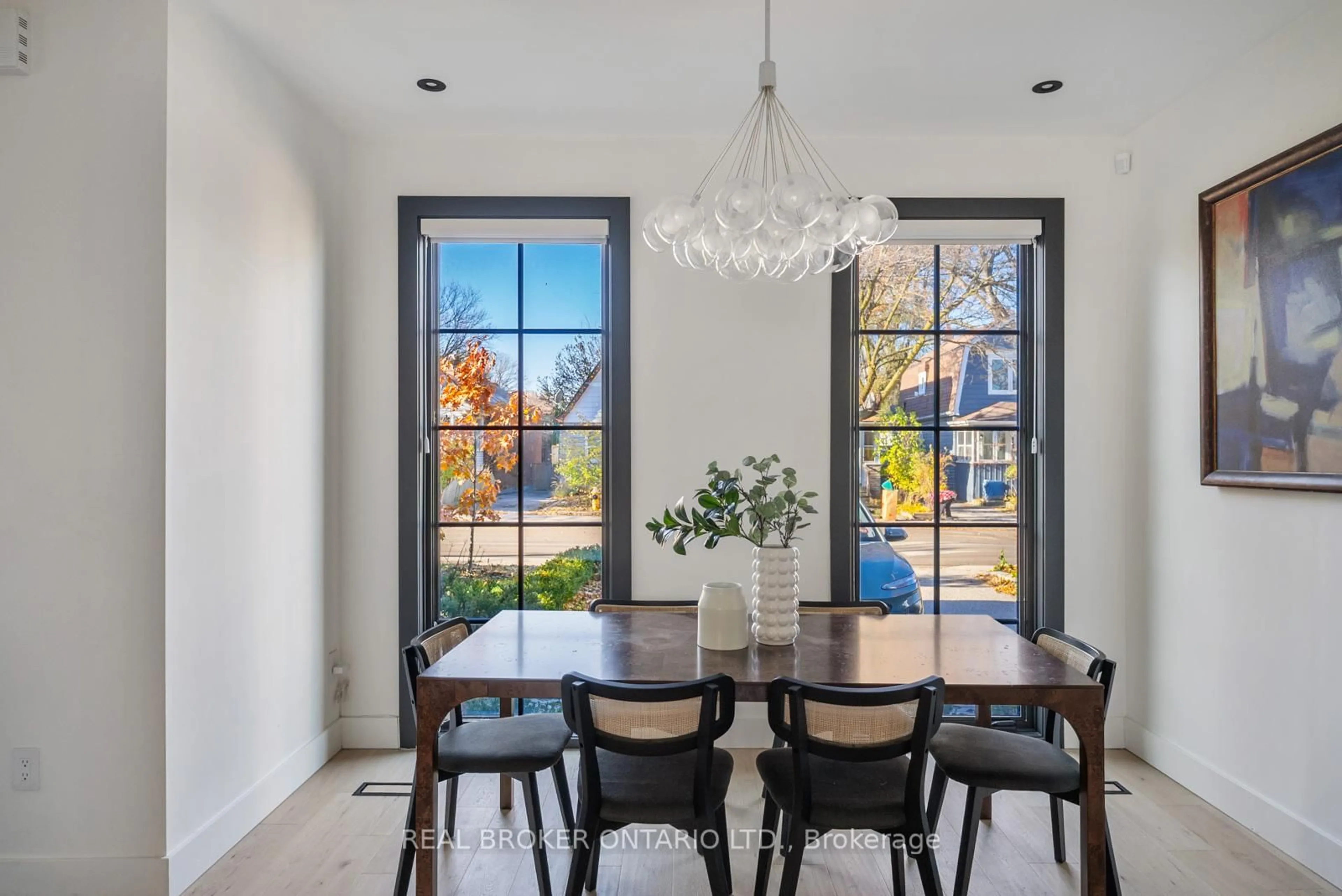 Dining room, ceramic/tile floor for 203 Oak Park Ave, Toronto Ontario M4C 4N2