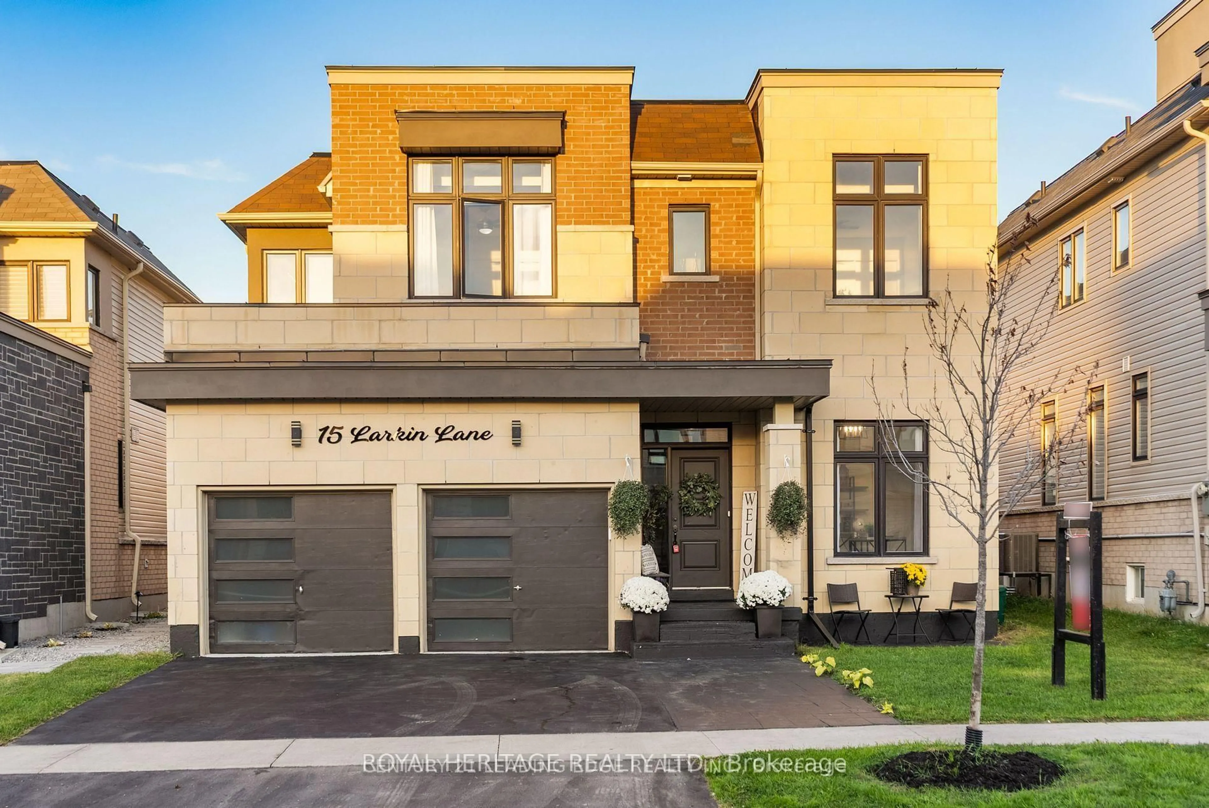 Home with brick exterior material, street for 15 Larkin Lane, Clarington Ontario L1C 4A7