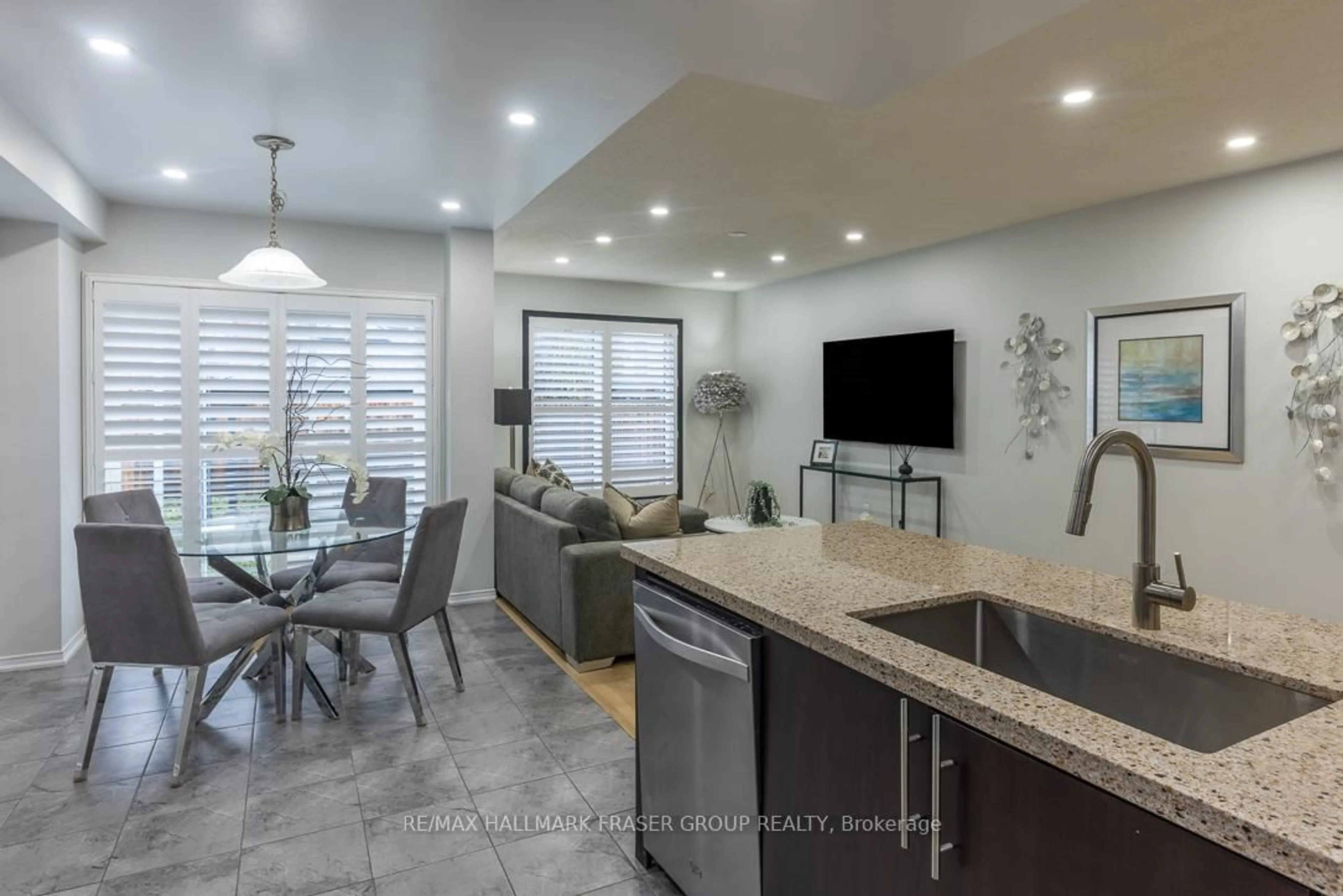 Open concept kitchen, ceramic/tile floor for 200 Lady Angela Ave, Oshawa Ontario L1L 0K3