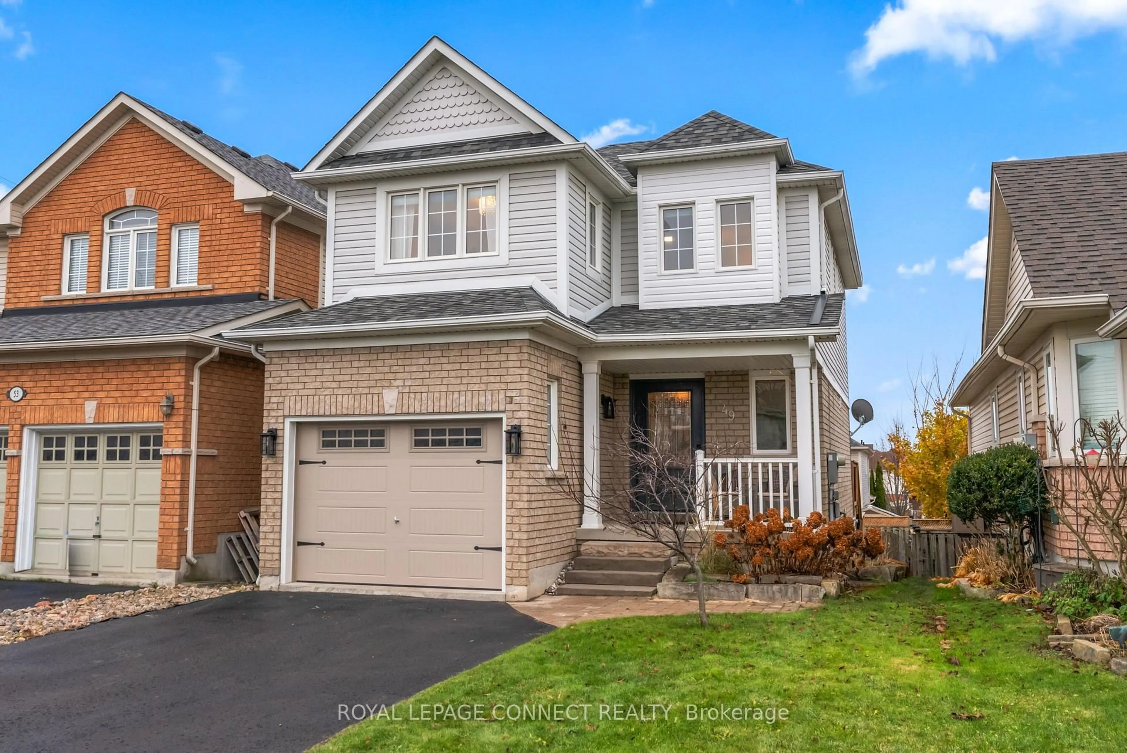 Home with brick exterior material, street for 49 Childs Crt, Clarington Ontario L1C 5P3