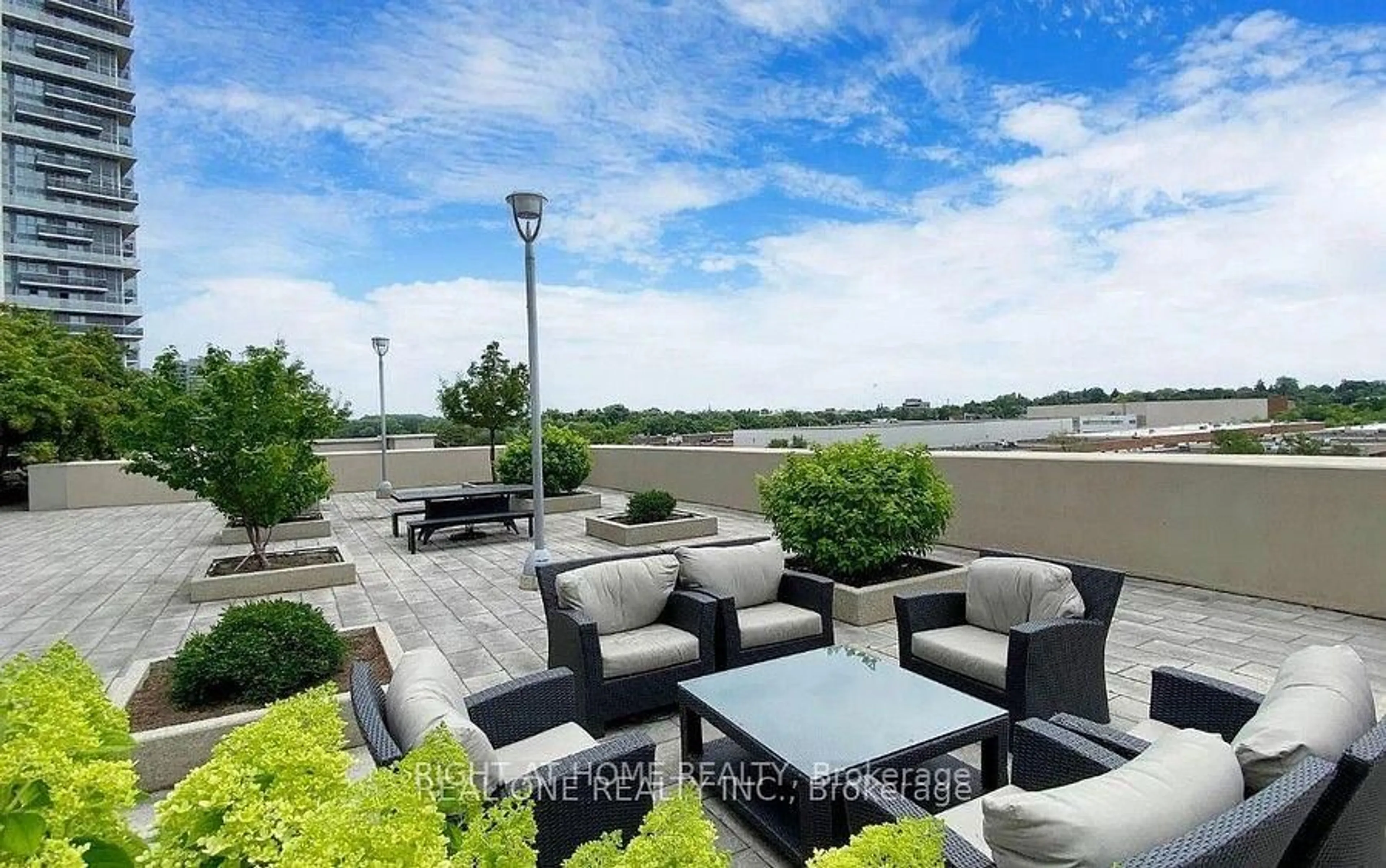 Patio, water/lake/river/ocean view for 151 Village Green Sq #609, Toronto Ontario M1S 0K5