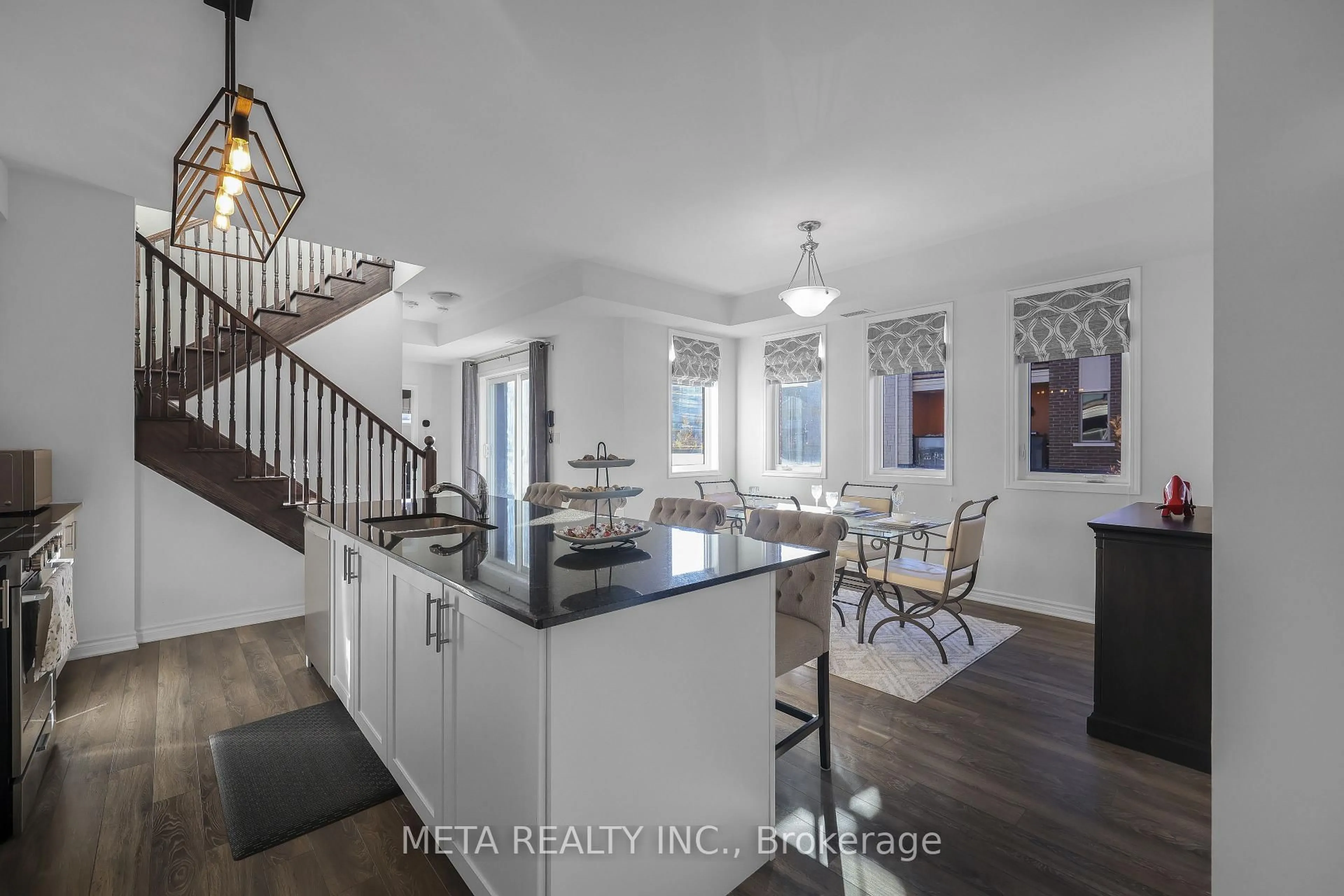 Open concept kitchen, ceramic/tile floor for 1148 Dragonfly Ave #503, Pickering Ontario L1X 0H5