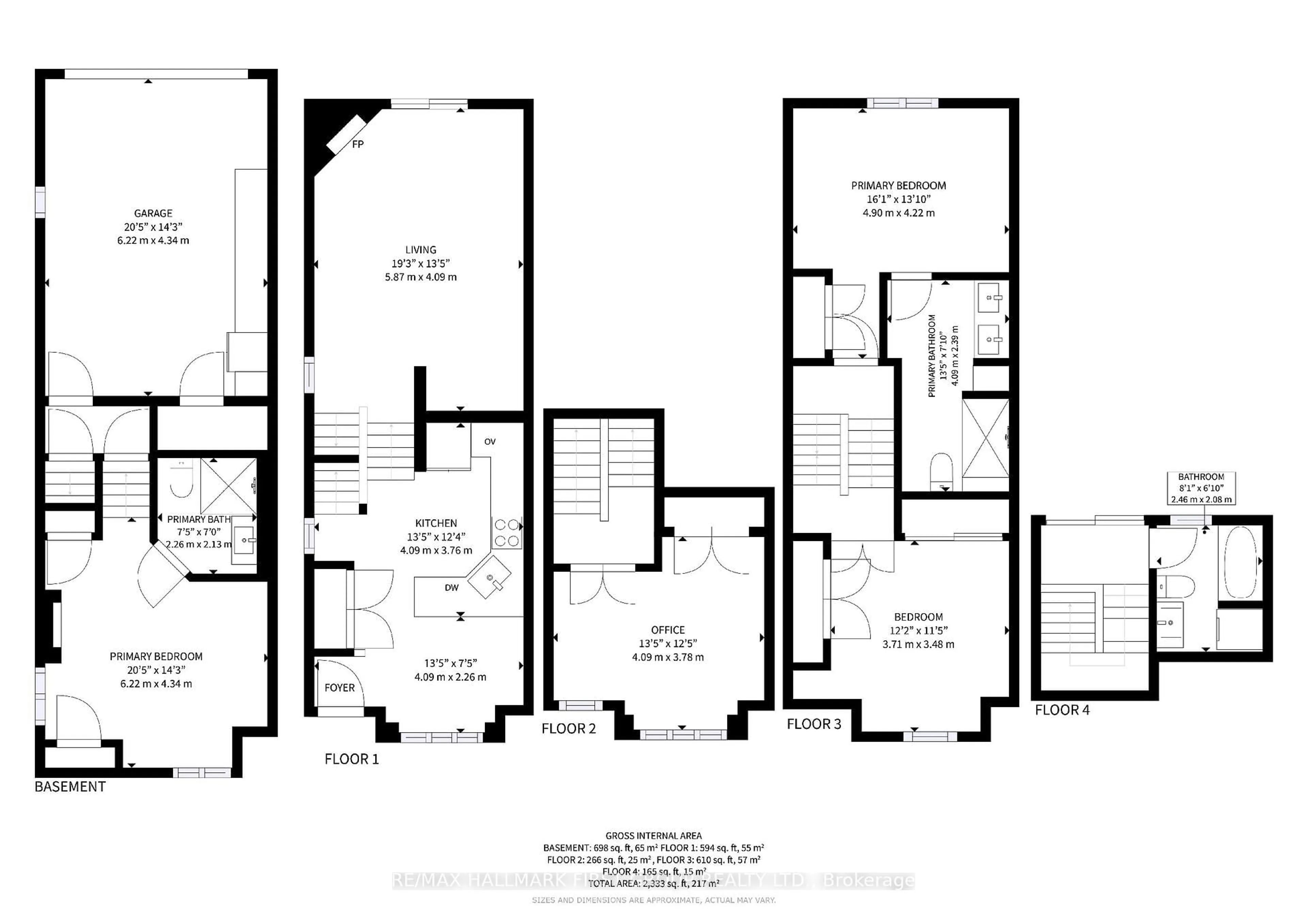 Floor plan for 9D Woodfield Rd, Toronto Ontario M4L 2W4